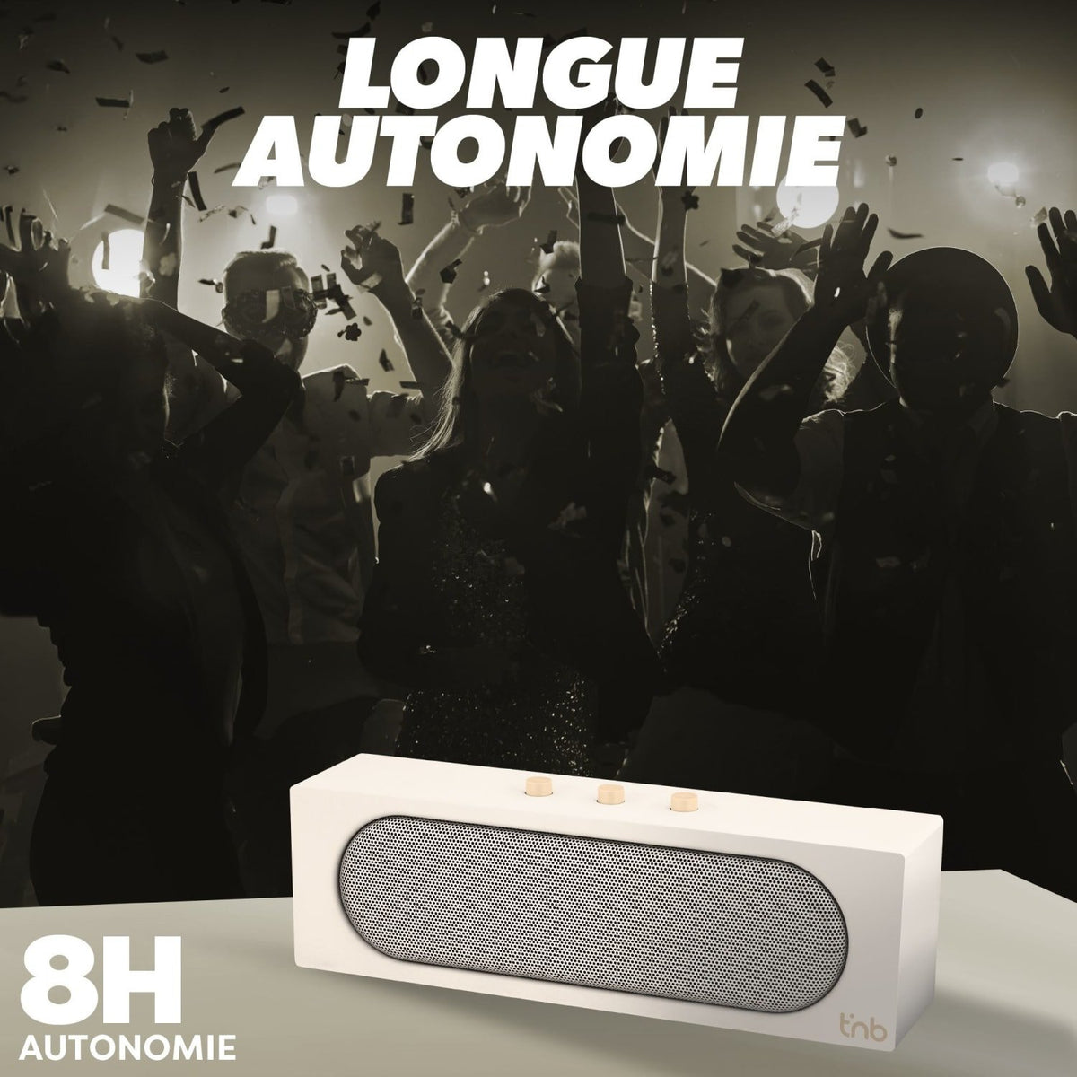 EAN 3303170124901 - T'nB HPRBW10WH altavoz portátil o de fiesta Altavoz para fiestas Marfil 10 W imagen 5