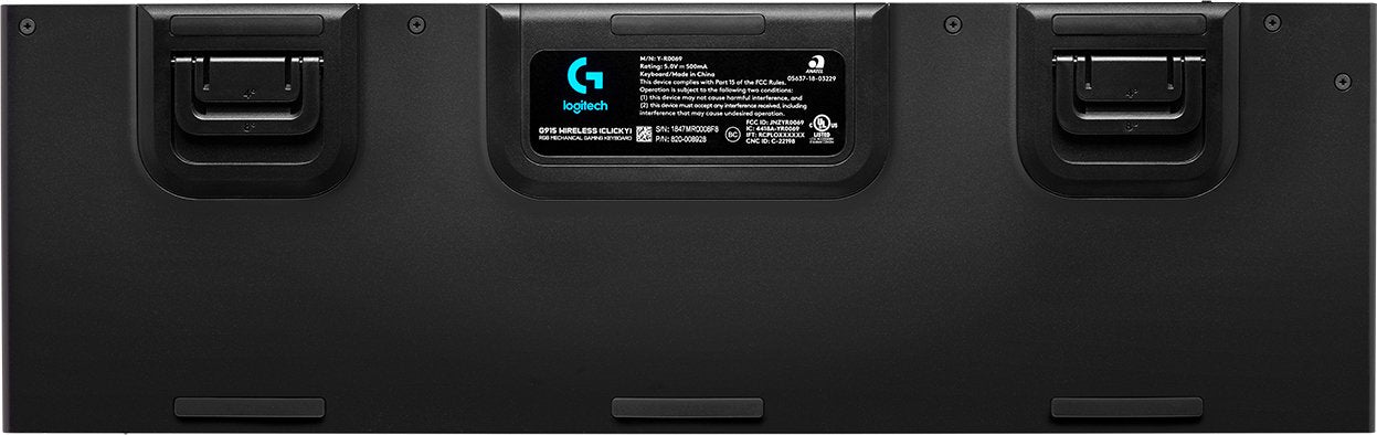 Teclado Español Logitech G G915 Rf Wireless + Bluetooth Qwerty Carbono 920-008906