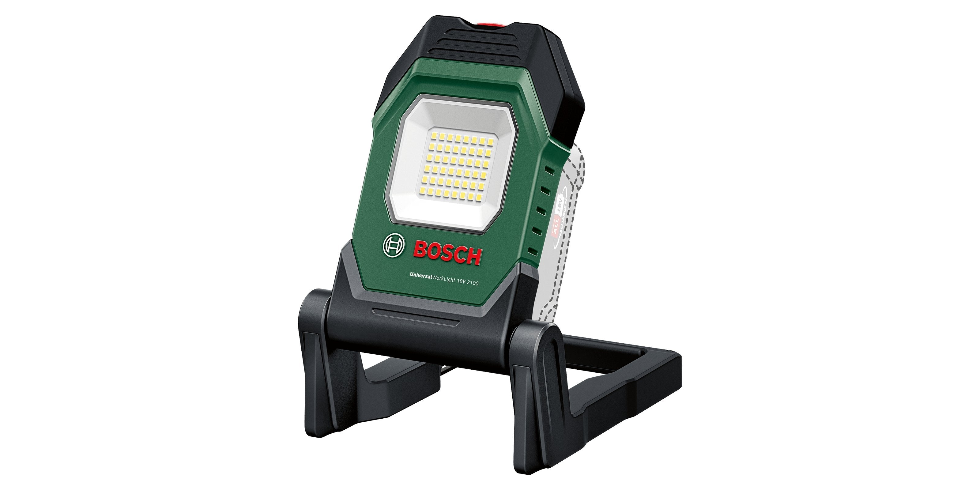 Foco Bosch Bricolaje Y Jardín Universalworklight 18v-2100, De Construcción Sin Batería Ni Cargador 06039a1300