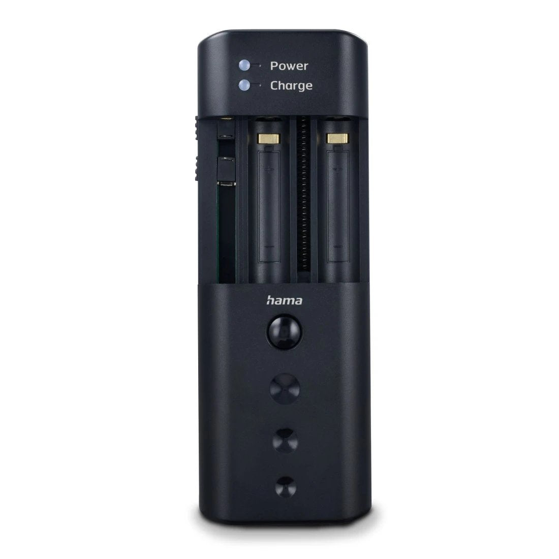 Cargador Pilas Recargables Hama Delta Travel Universal Baterias De Litio Y Nimh Usb-C Color Negro
