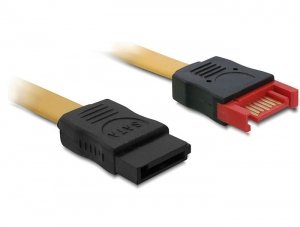 Delock Cable De Extensión Sata 6 Gb/S Macho > Sata Hembra 50 Cm Amarillo