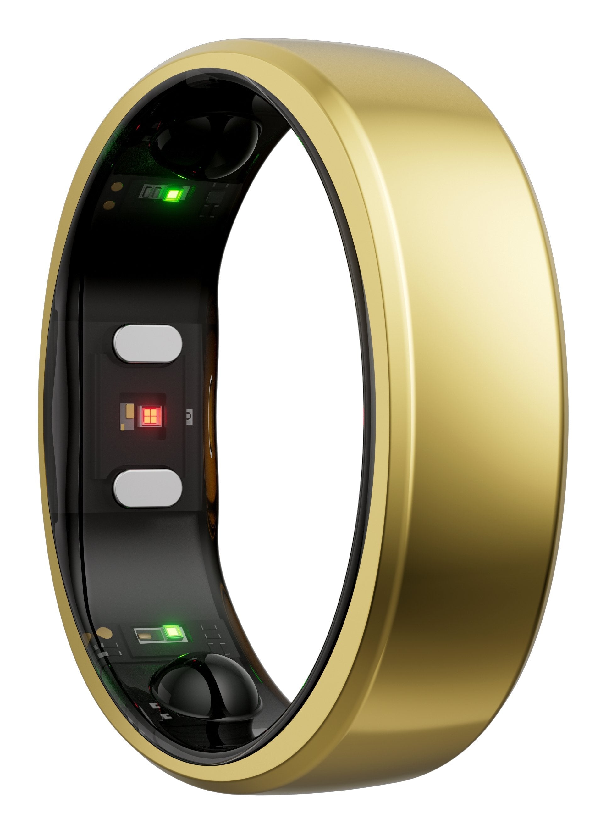 Anillo Inteligente Ringconn Gen2 Para Mujeres Y Hombres - Portátil Para Seguimiento Del Sueño Y La Actividad Física - Frecuencia Cardíaca - Color Oro King, Talla 10