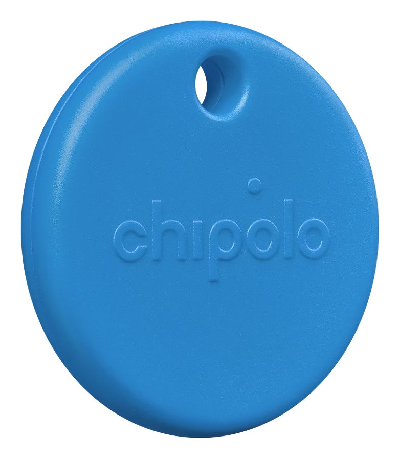 Chipolo Pop - Tracking Tag Compatible With Apple Find My On Iphone Or Find Hub On Android (Blue)