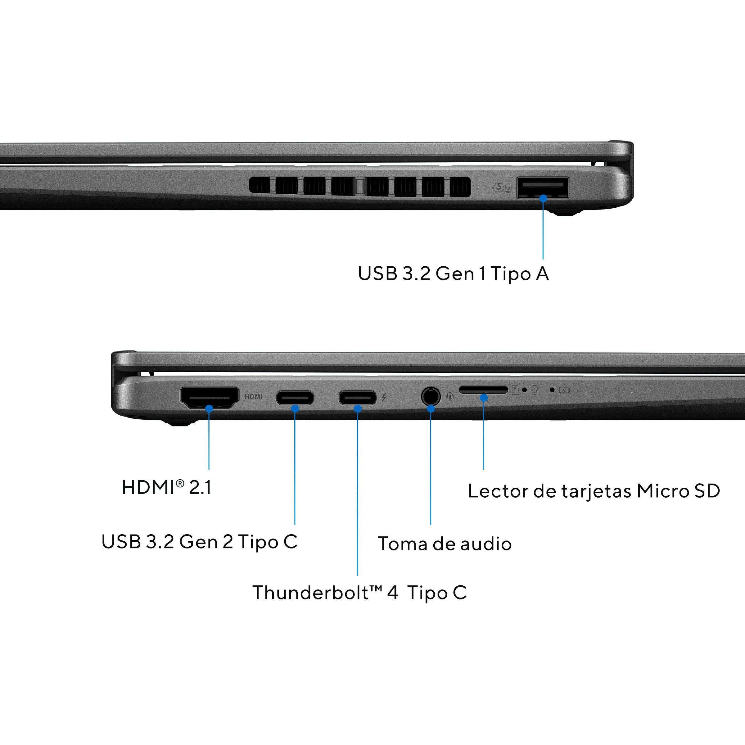 EAN 4711387809587 - ASUS Vivobook 14 Flip TP3407SA-QL064W Híbrido (2-en-1) 35,6 cm (14") Pantalla táctil LPDDR5x-SDRAM Wi-Fi  imagen 4