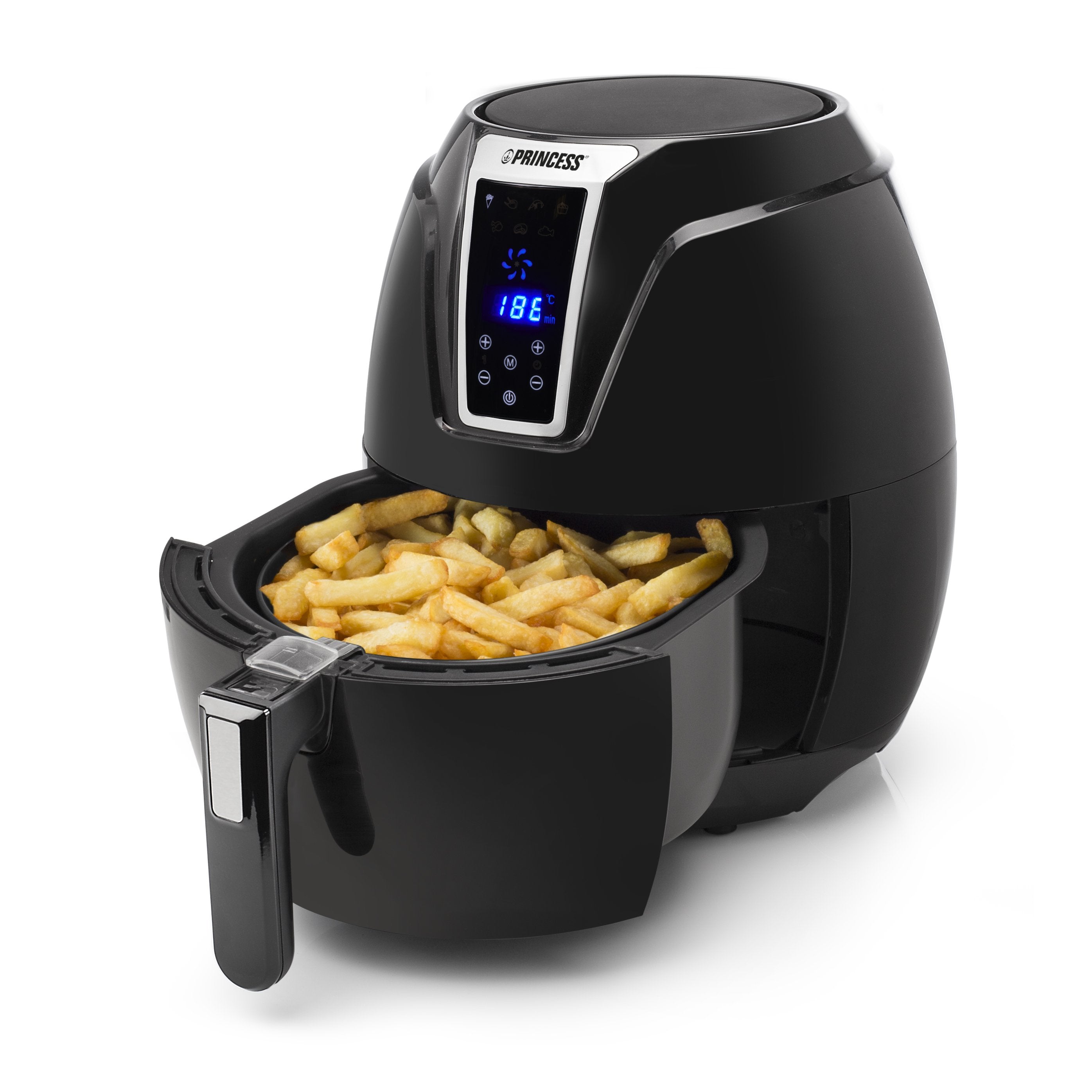 EAN 8713016048257 - Princess 182021 Sencillo 3,2 L Independiente 1400 W Freidora de aire caliente Negro imagen 14