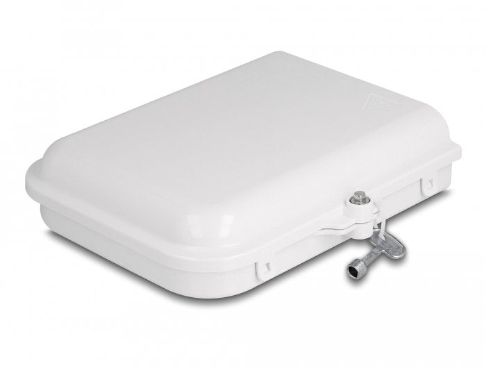 Lwl Verteilerbox Für Innen- Und Aussenbereich Ip65 Wasserfest Abschliessbar 8 Port Weiss