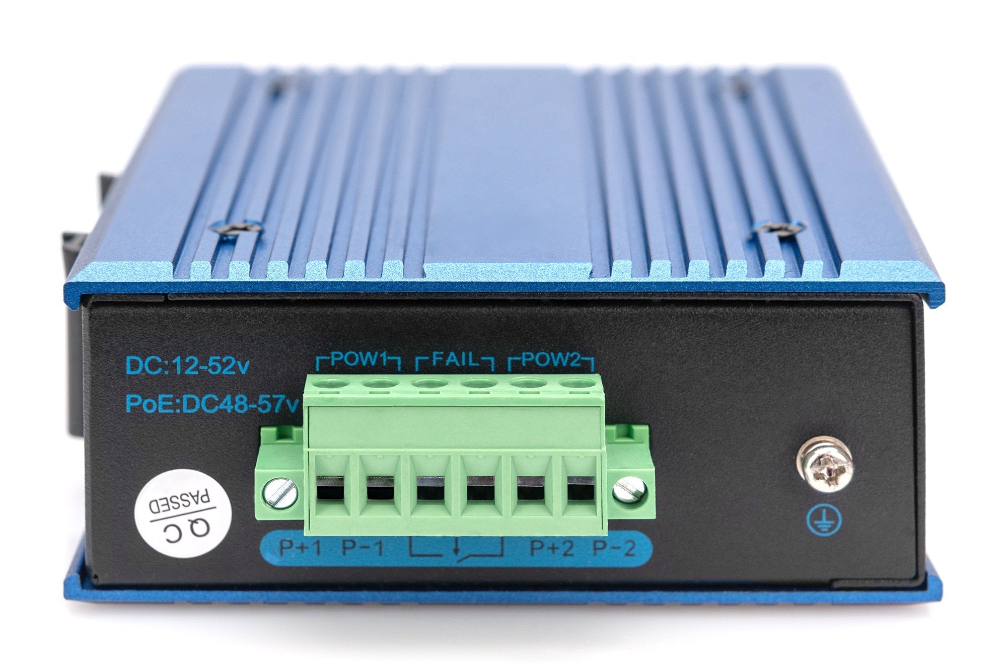 Digitus Switch Ind. 4-Port 10 100 30w Poe Unmanaged Azul