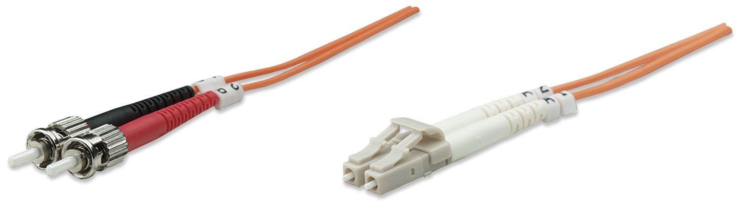 EAN 0766623470360 - Intellinet 1.0m LC-ST M/M Cable de fibra óptica e InfiniBand 1 m Naranja imagen 1