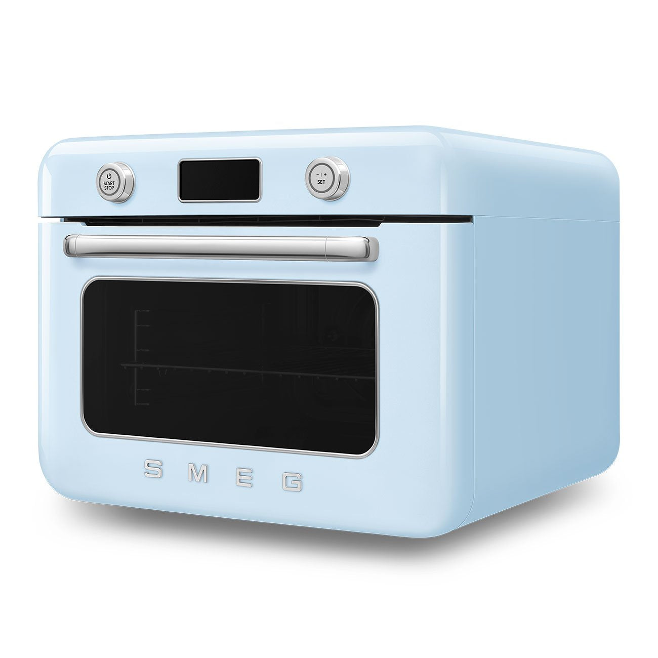 EAN 8017709333874 - Smeg COF01PBEU horno de vapor Pequeño Azul Botones, Giratorio imagen 2
