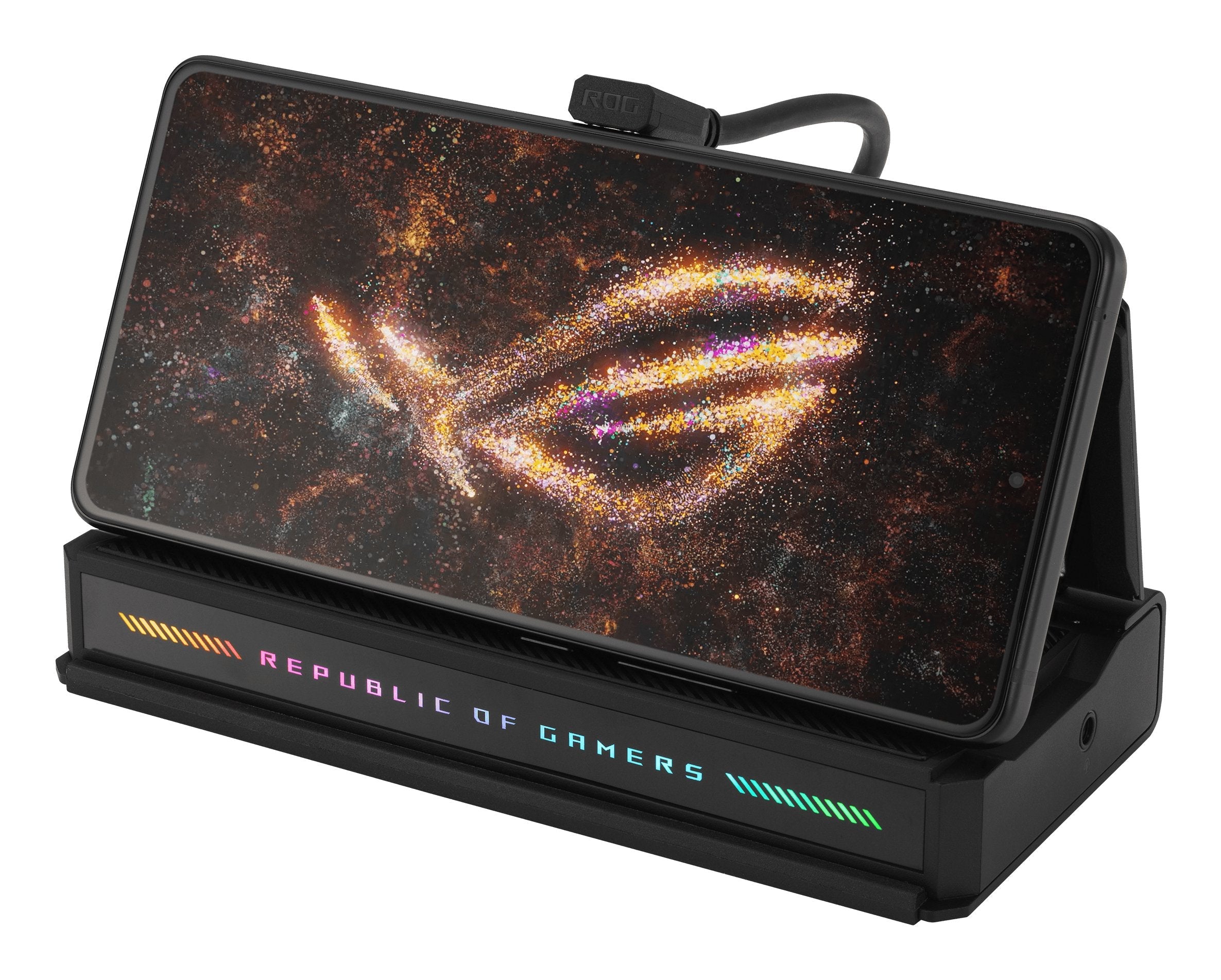 EAN 4711387912409 - ASUS ROG Bulwark Dock (2025) DG300 estación dock para móvil Tableta/teléfono inteligente/portátil Negro imagen 6