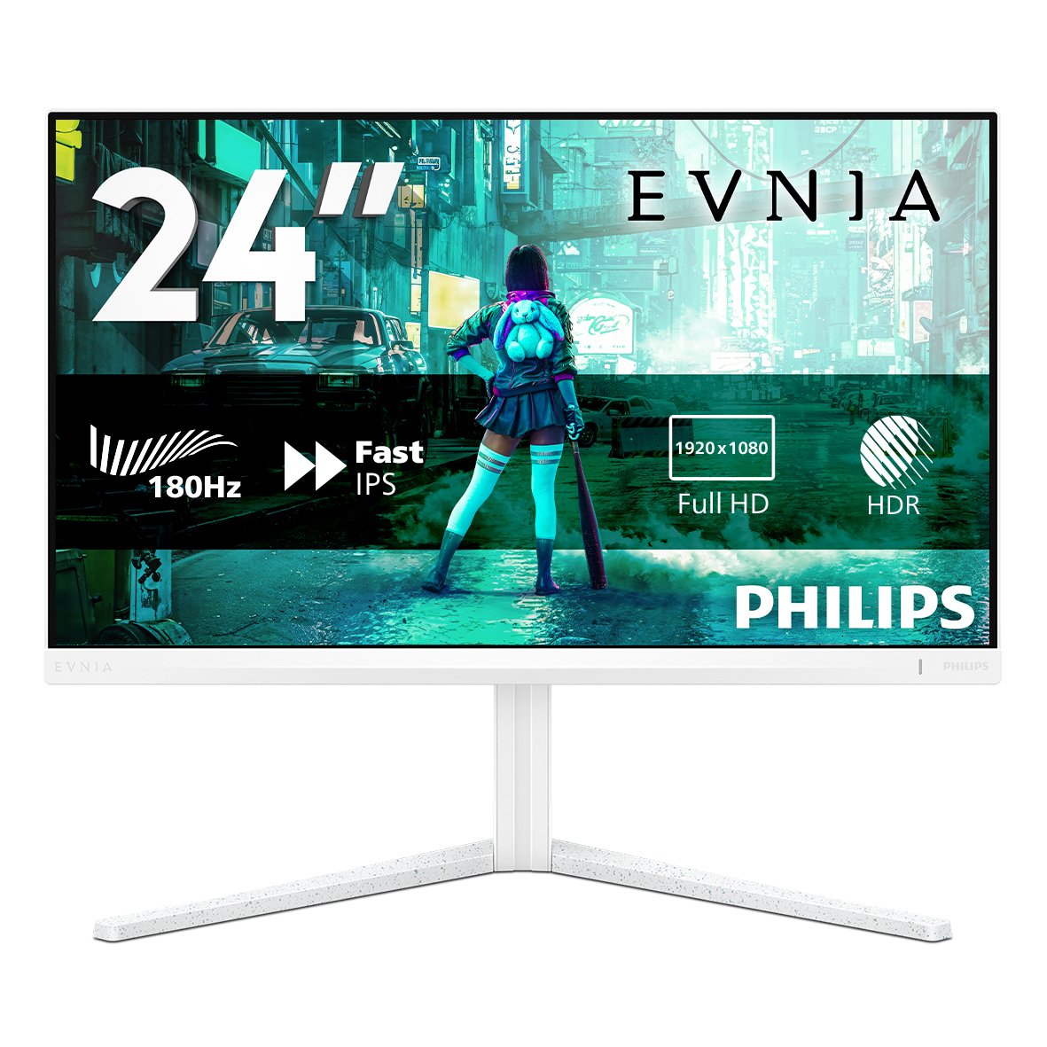 EAN 8721038001662 - Philips Evnia 24M2N3201A/00 pantalla para PC 60,5 cm (23.8") 1920 x 1080 Pixeles Full HD LCD Blanco imagen 1