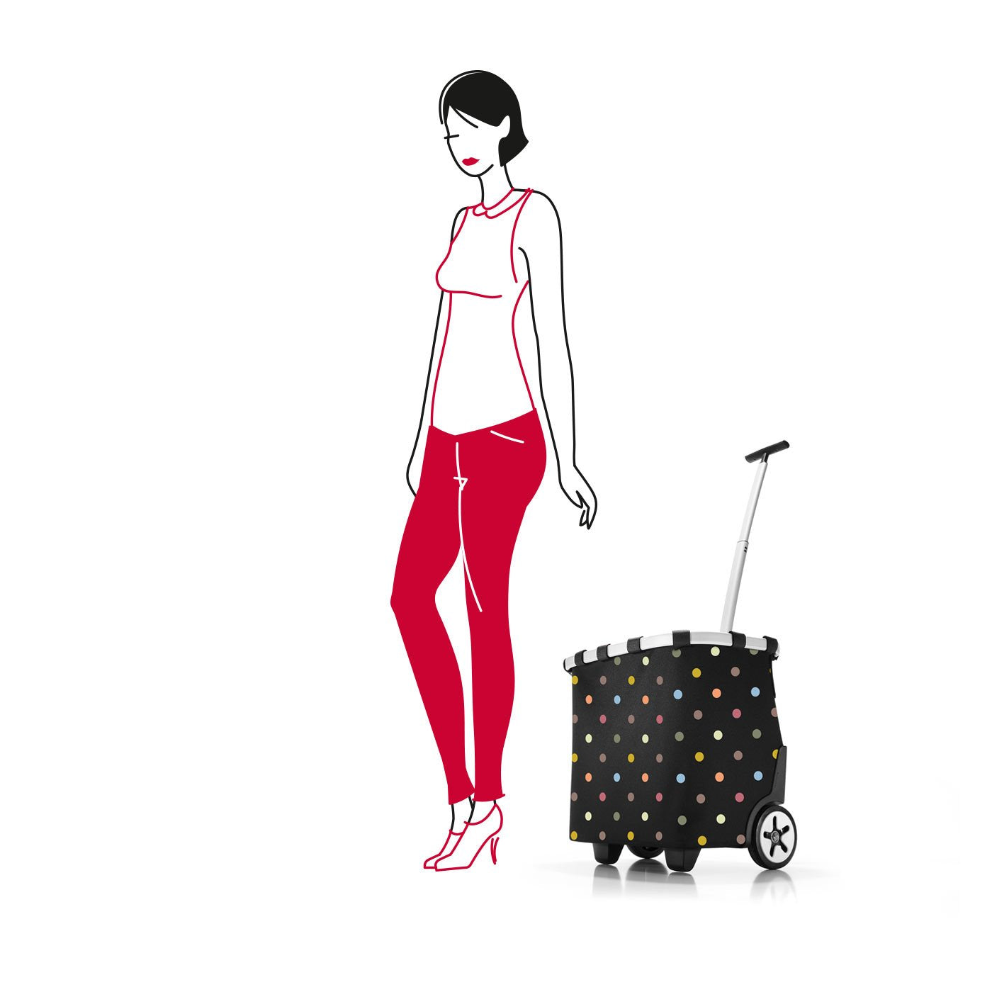 EAN 4012013579318 - Reisenthel Сarrycruiser Negro, Multicolor Bolso grande imagen 6