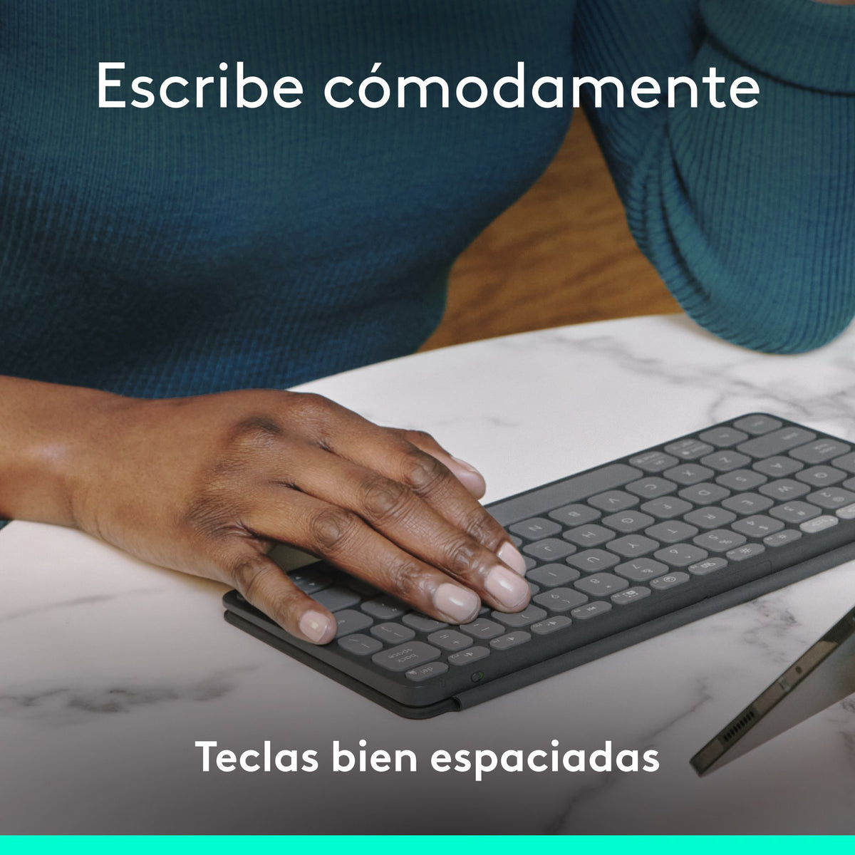 EAN 5099206125773 - Logitech 920-012973 teclado para móvil QWERTY Español Bluetooth Grafito imagen 14