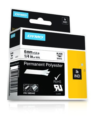 EAN 0071701059970 - DYMO 1805442 cinta para impresora de etiquetas Negro sobre blanco imagen 3