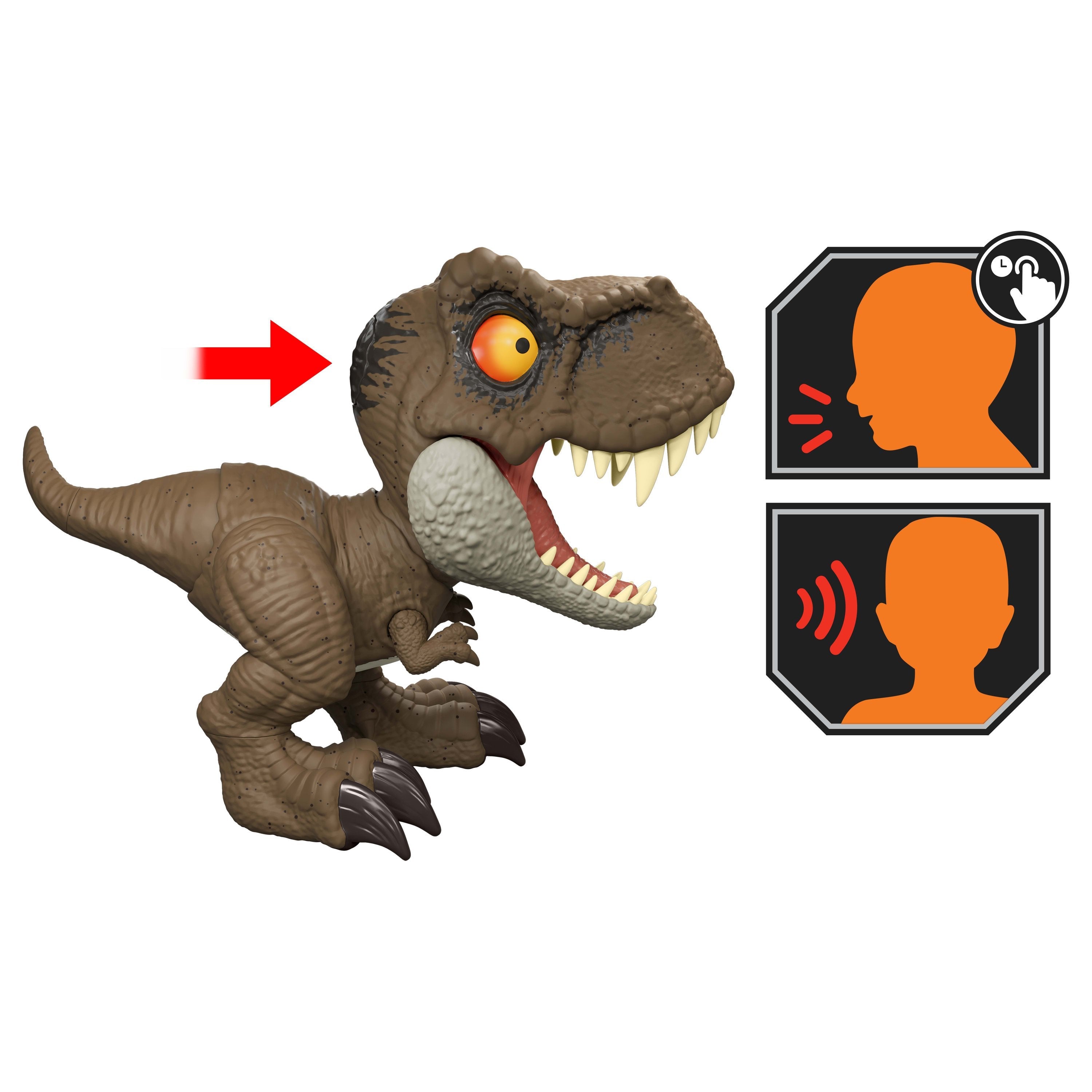 Mattel Jurassic World Roar Command Tyrannosaurus Rex Jcw01