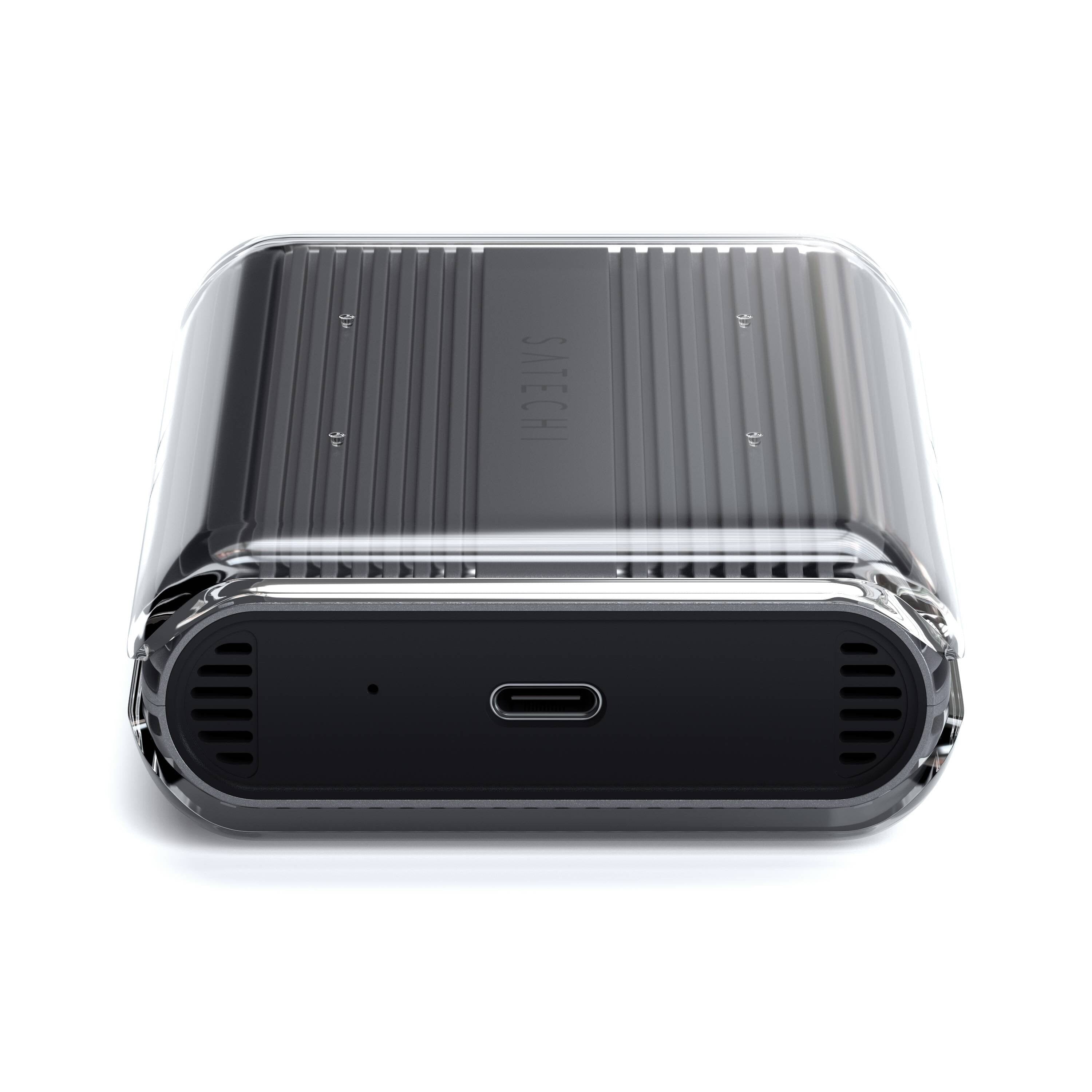 EAN 810086360604 - Satechi USB4 NVMe SSD Pro Caja externa para unidad de estado sólido (SSD) Gris, Transparente imagen 4