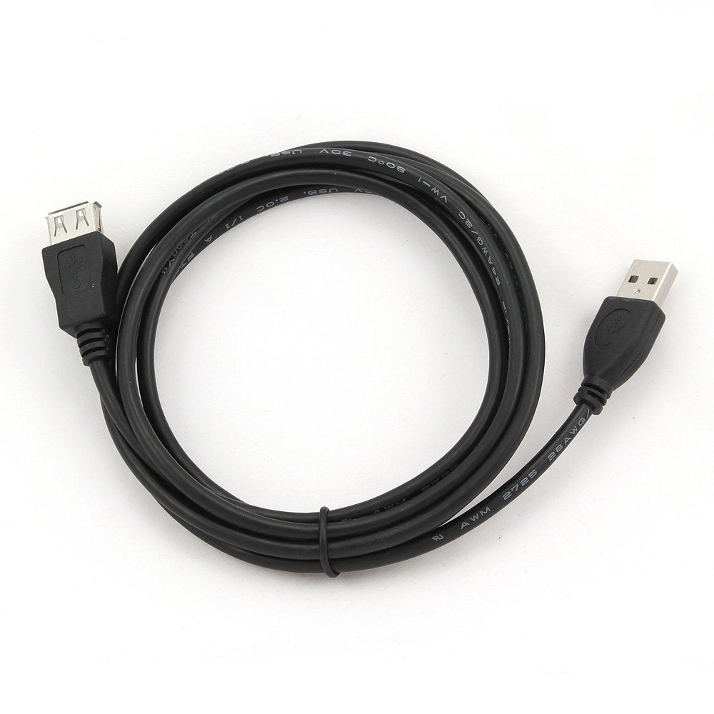 Gembird Cable Usb2.0  A/A (Alargo) M/H  1.8m Negro  Ccp-Usb2-Amaf-6