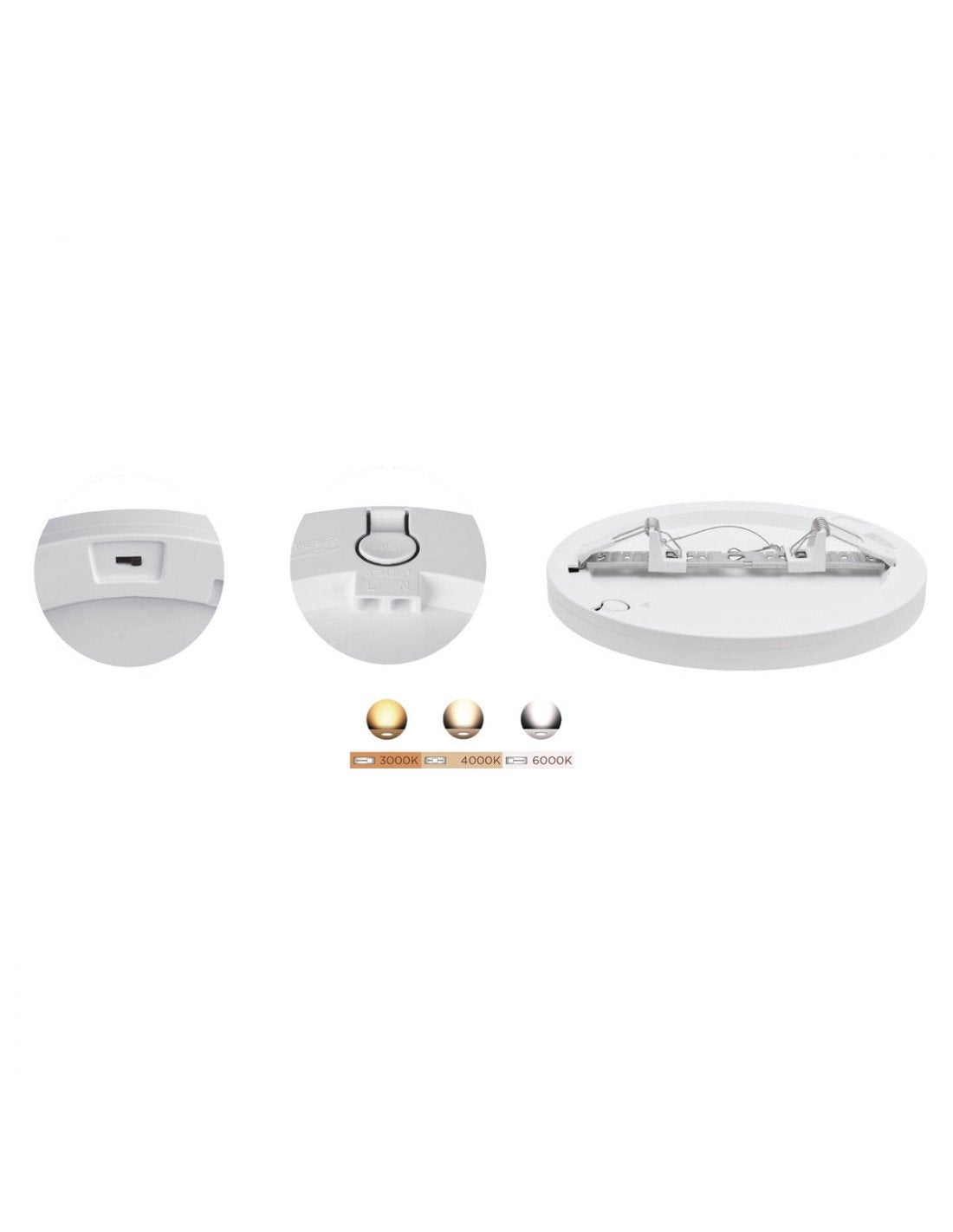 Lampara Techo Muvit Io Wifi 30w Blanco