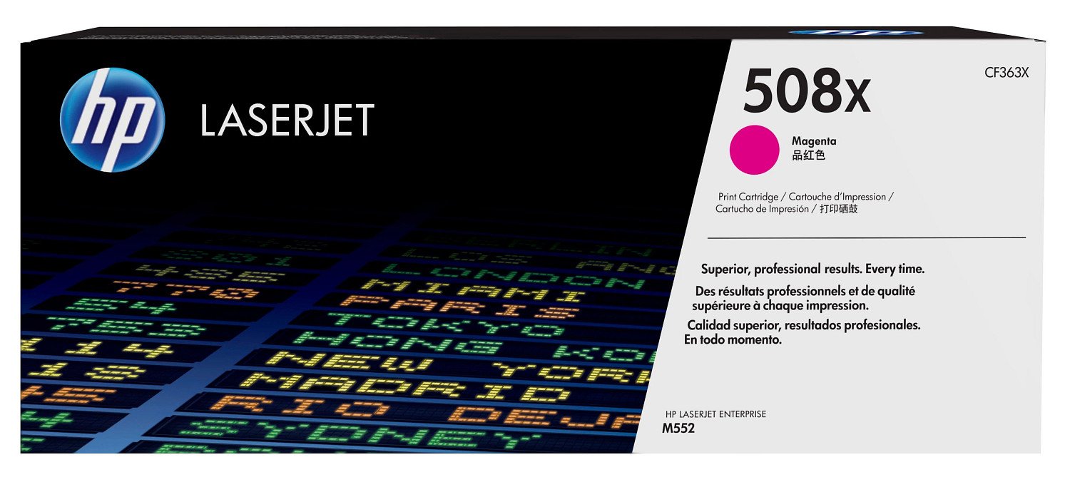 EAN 0888793237632 - HP 508X High Yield Magenta Original LaserJet Toner Cartridge cartucho de tóner 1 pieza(s) imagen 2