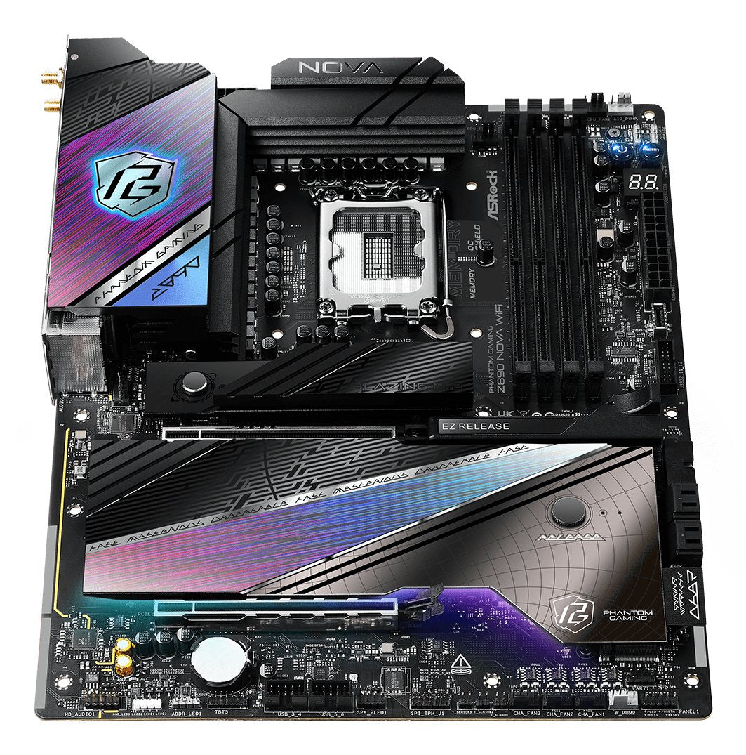EAN 4710483949708 - Asrock Phantom Gaming Z890 Nova WiFi Intel Z890 LGA 1851 (Socket V1) ATX imagen 8