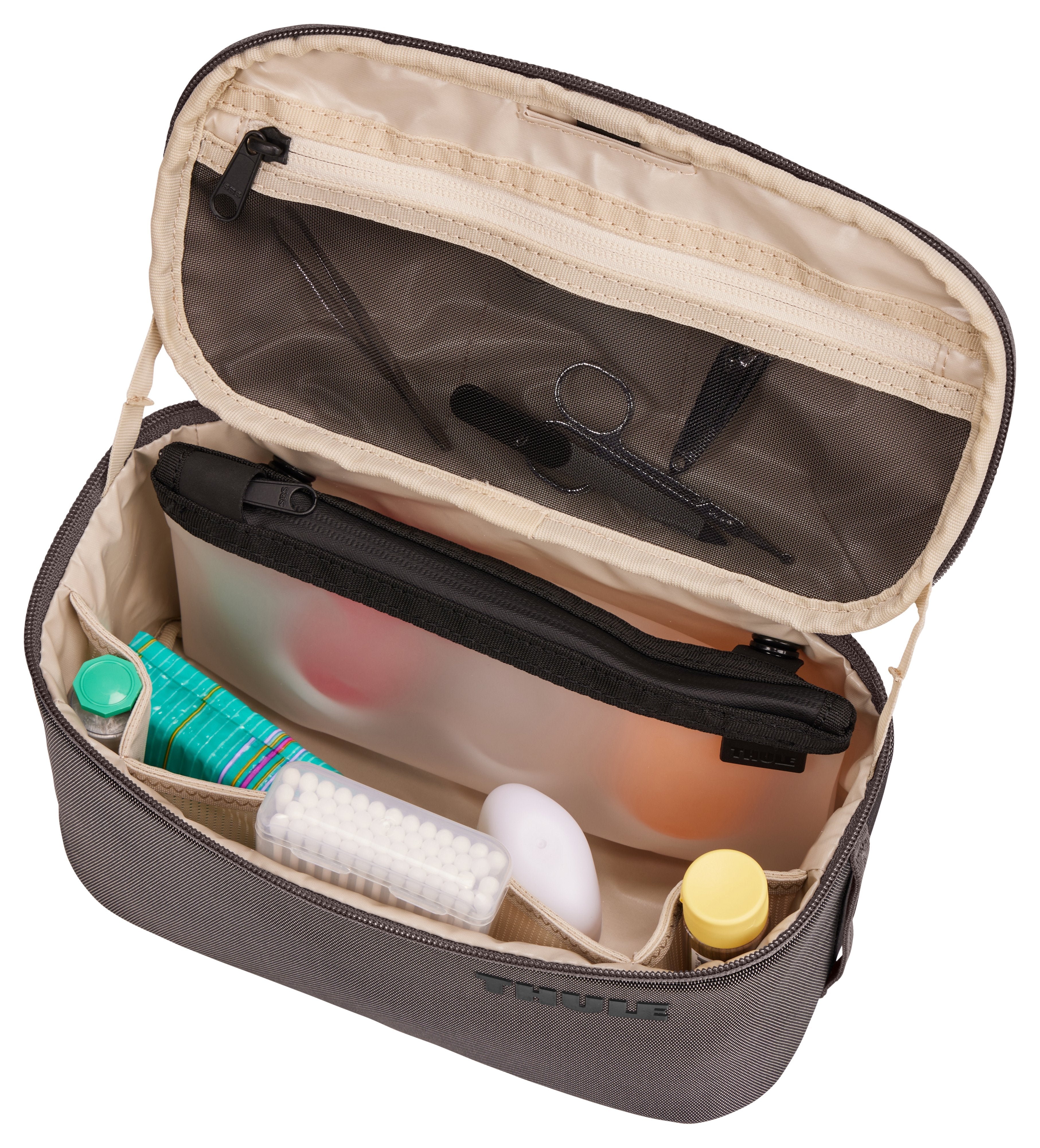 EAN 0085854256001 - Thule Subterra 2 TSTB404 Vetiver Gray Bolsa de aseo Poliéster, Termoplástico de poliuretano (TPU) Gris imagen 4