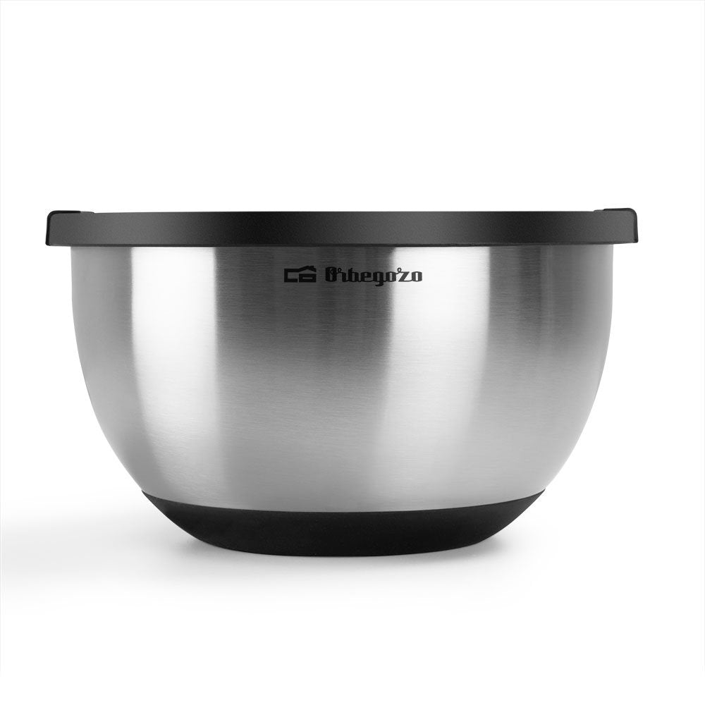 Orbegozo Boa 5000 Bol De Acero Inoxidable - Serie Boa - Duradero Y Seguro - Capacidad 5l - Base Antideslizante - Libre