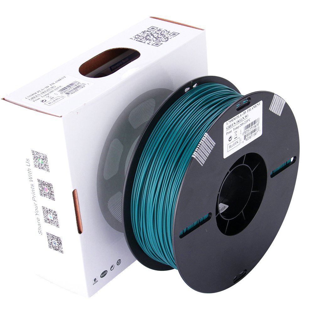 Pla+ 1,75mm Verde 1kg