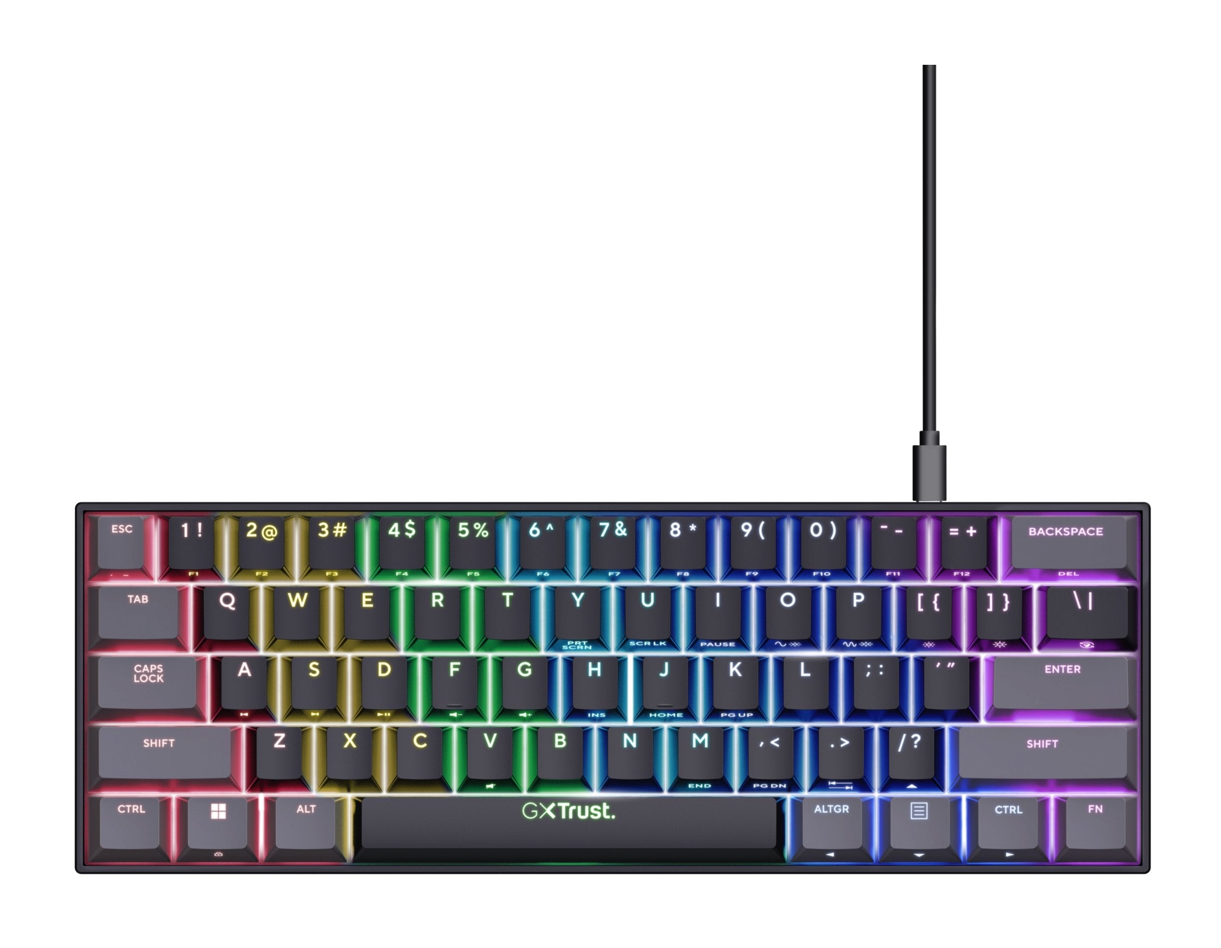 Trust Gxt 867 Acira - Teclado - Mecánico