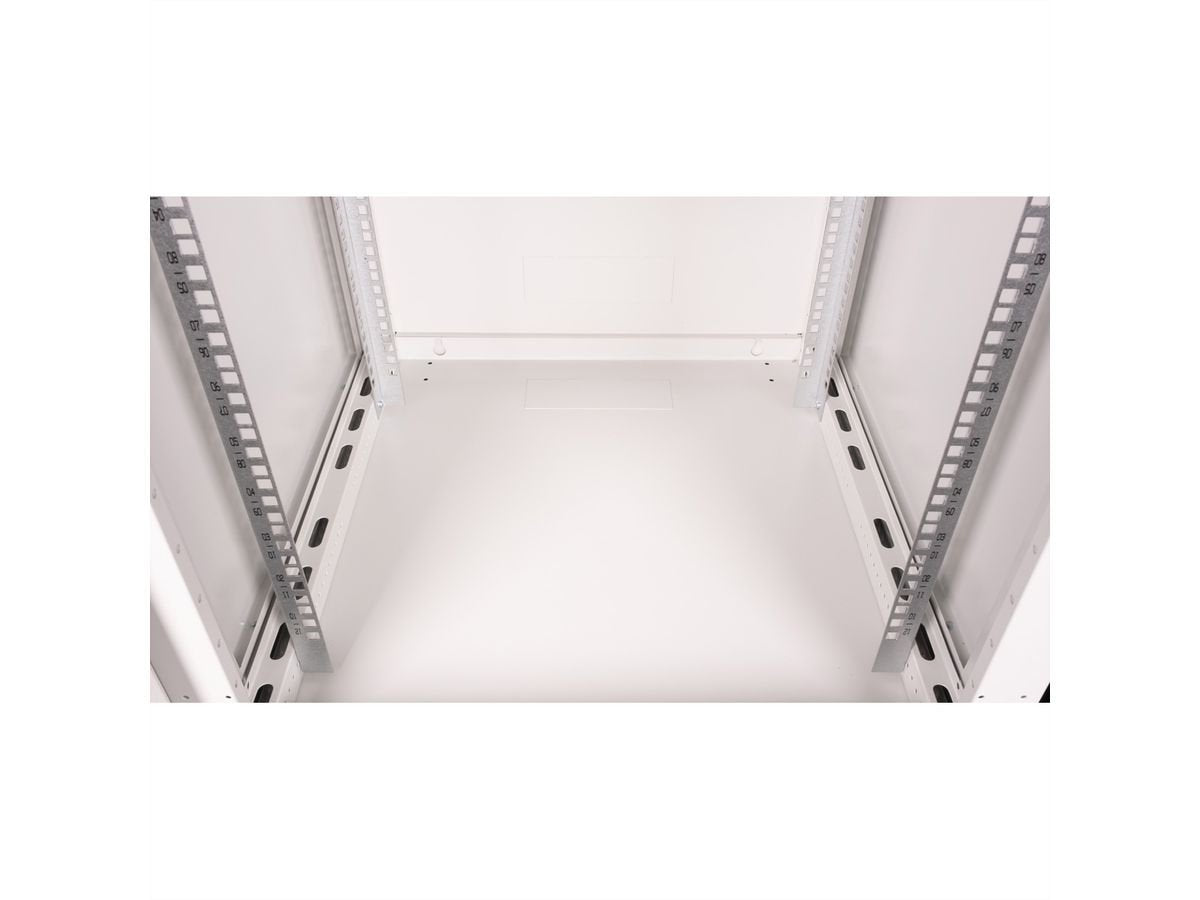 Roline 19-Zoll Wandgehuse Basic Plus 12he, 600x600 Bxt Grau