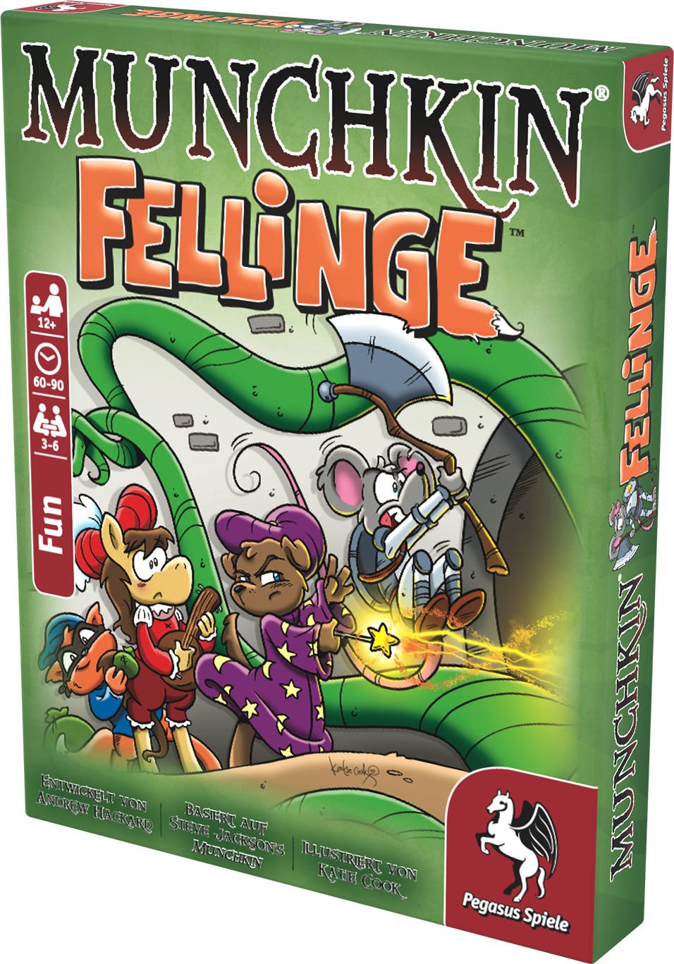 Pegasus Munchkin Fellinge, Juego De Cartas 17025g