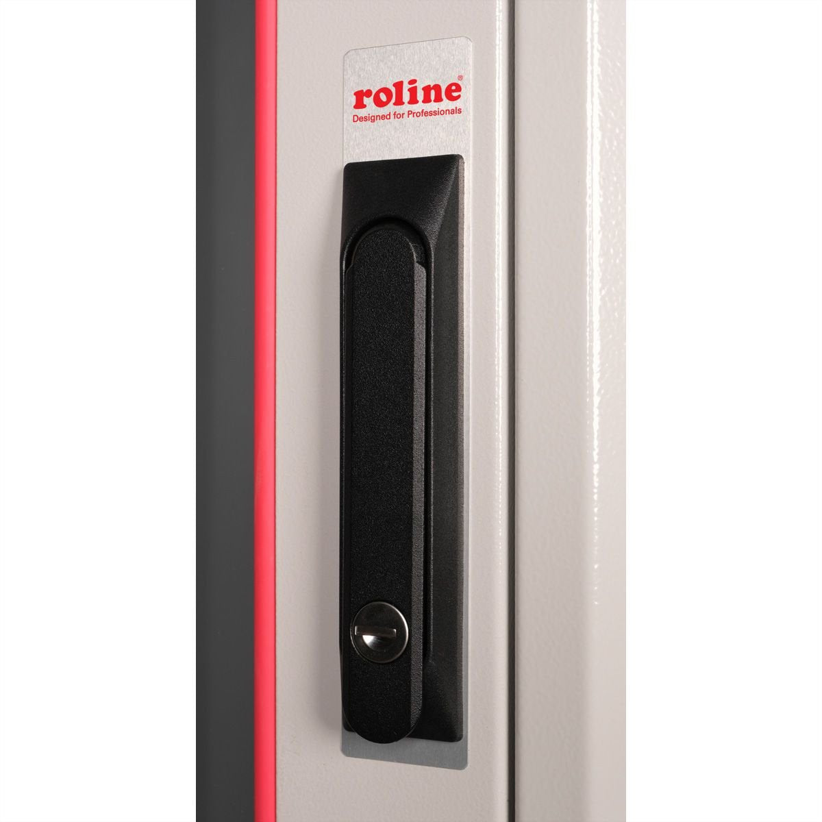 Roline 19-Zoll Netzwerkschrank Pro 26 He, 600x600 Bxt Glastr Grau