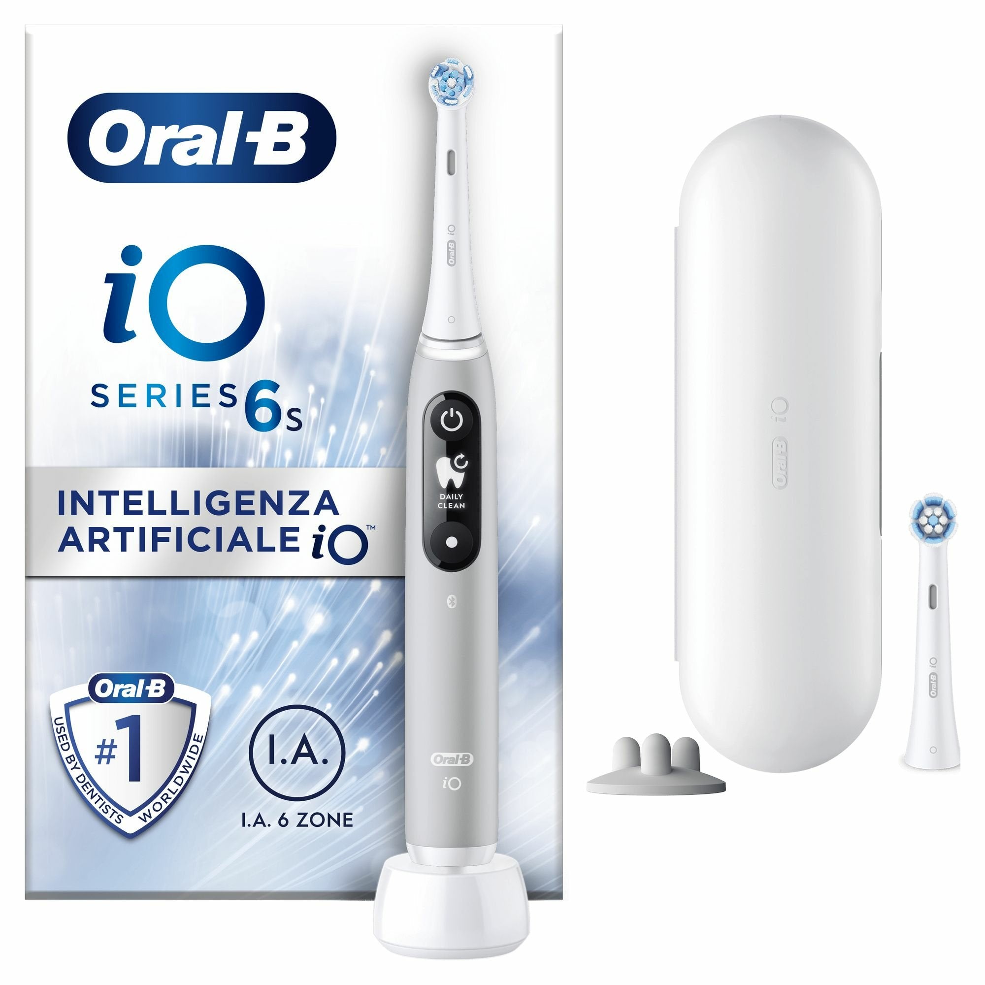 Oral-B Io6s Electric Toothbrush, Grey Opal