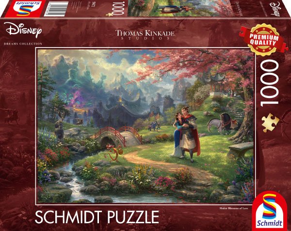 Puzzle  Schmidt Spiele Thomas Kinkade Studios: Disney - Mulan, 59672