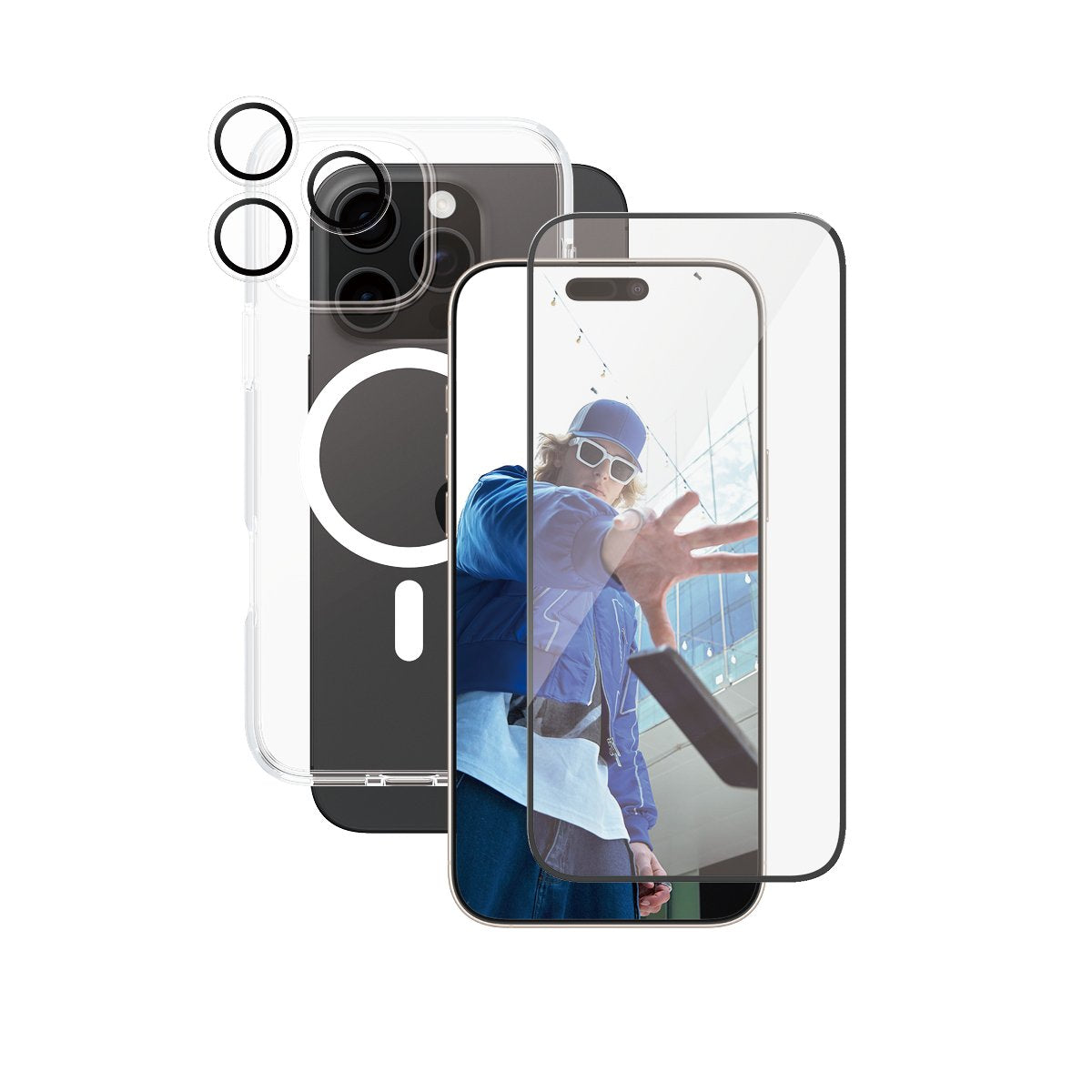 EAN 5715685004827 - PanzerGlass CARE by ® Flagship 3-in-1 Bundle iPhone 16 Pro Max Protector de pantalla Apple 1 pieza(s) imagen 1