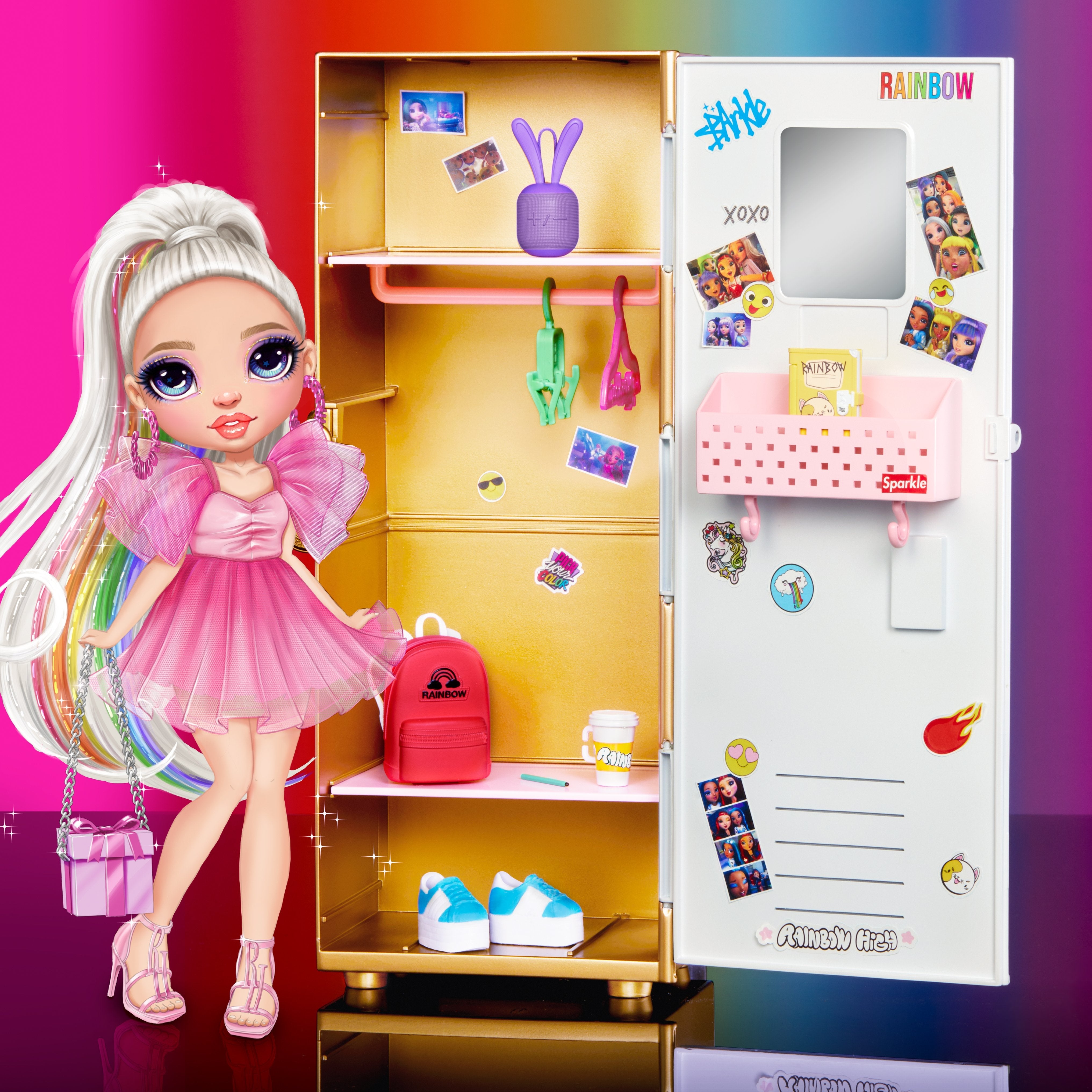 EAN 0035051507420 - Rainbow High Locker Playset Armario para muñecas imagen 9
