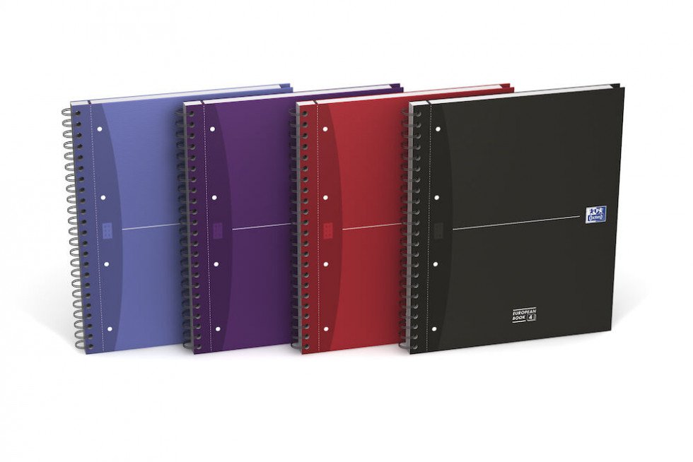 Oxford Cuaderno Office Essentials Europeanbook 4 Microperforado 120h 90gr 5x5 A4+ T/Extraduras C/Surtidos