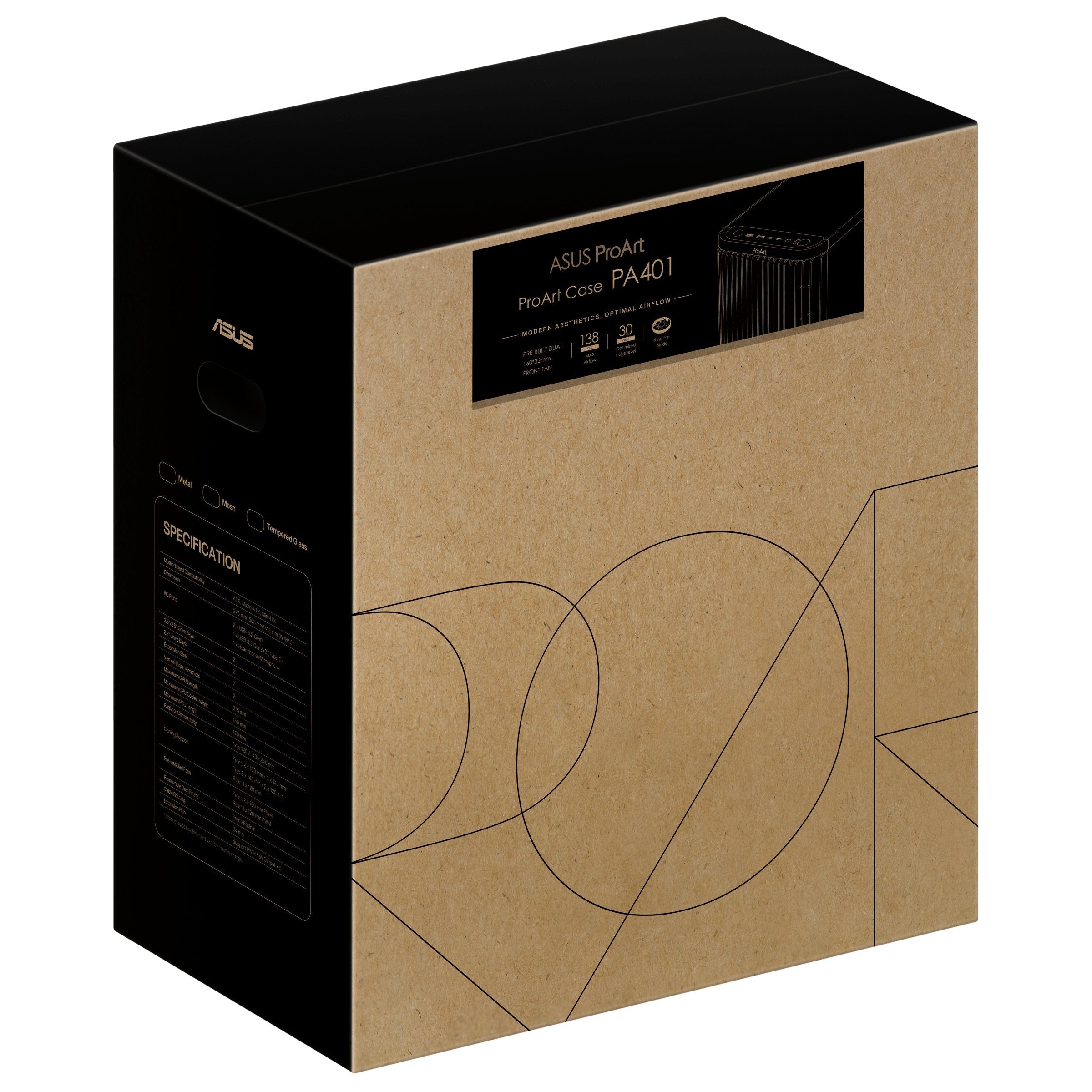 Asus Proart Pa401 - Mesh Panel Negro