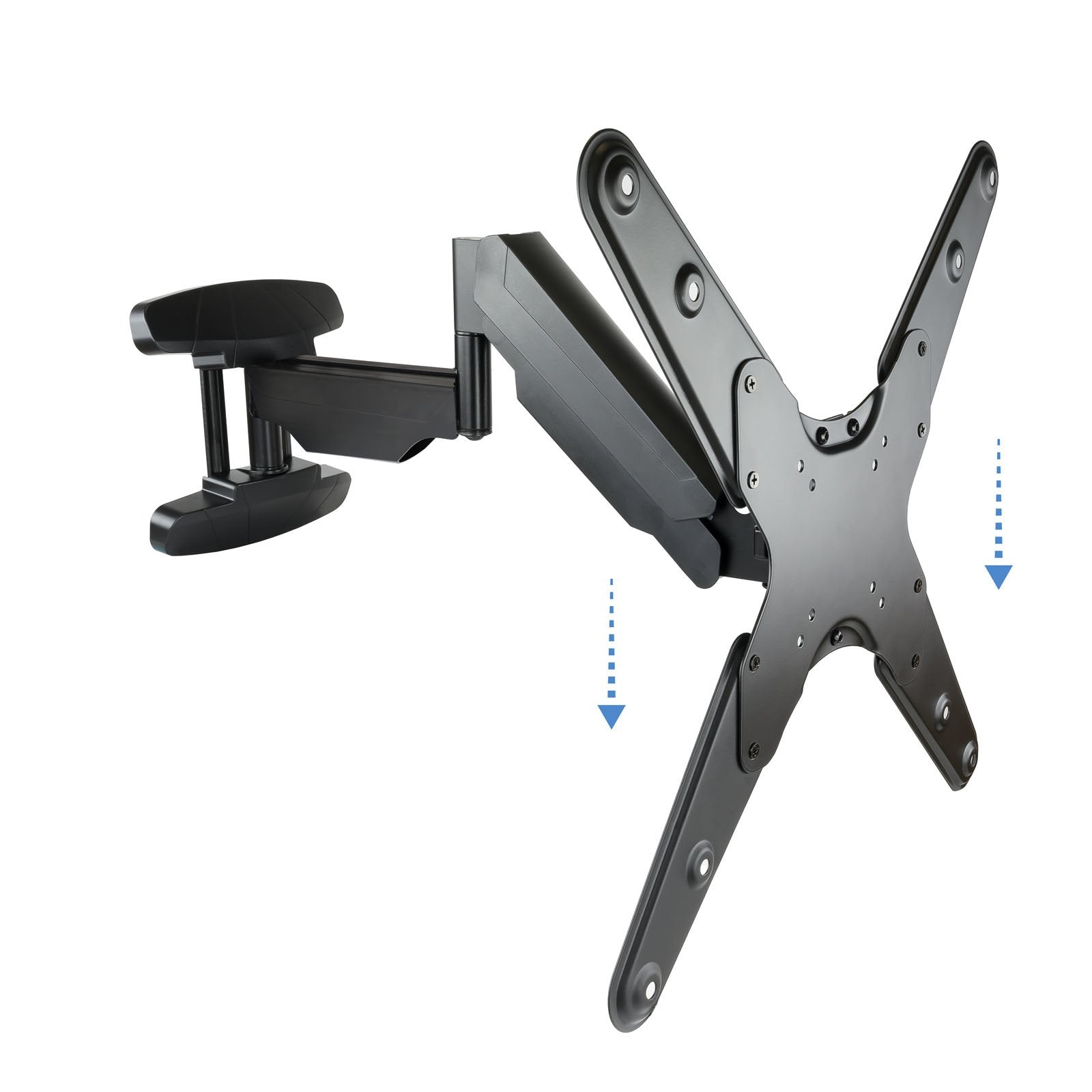 Tooq Soporte De Pared Con Brazo Articulado Para Tv De 23"-55" - Giratorio E Inclinable - Piston De Gas - Peso Max 30kg