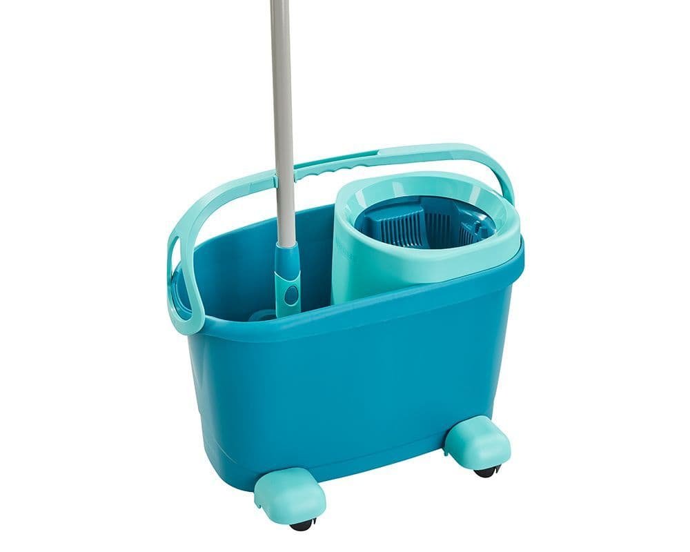 Fregona Leifheit 52121 Húmedo Microfibra Azul, Verde