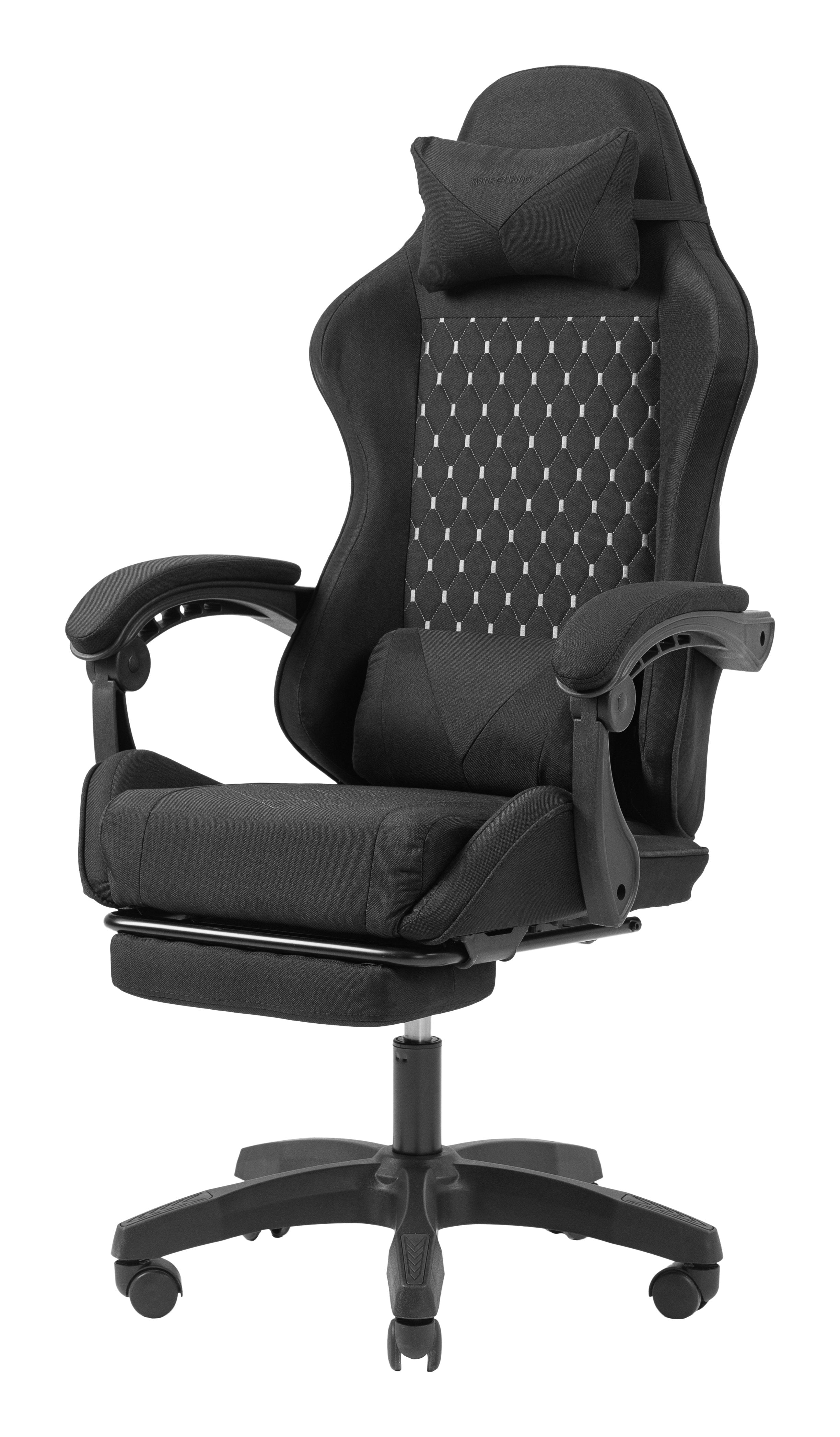 Silla Gaming  Mgc-X Pro Reposapies Negro Mars Gaming 120kg Max/ Resposabrazos Ajustable/ Inclinacion 90-135º/ 5 Ruedas