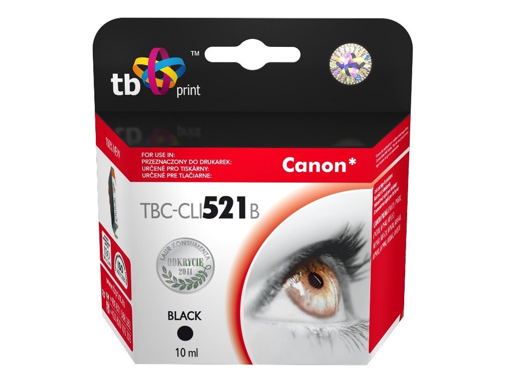 EAN 5901500500456 - TB Print TBC-CLI521B cartucho de tóner 1 pieza(s) Compatible Negro imagen 1