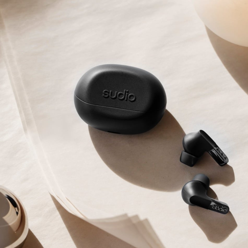 Sudio N3 Pro True Wireless Earbuds, Black