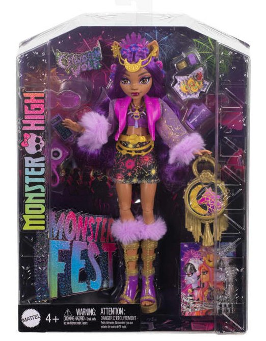 Muñeca Mattel Monster High Monster Fest Clawdeen Wolf Hxh80