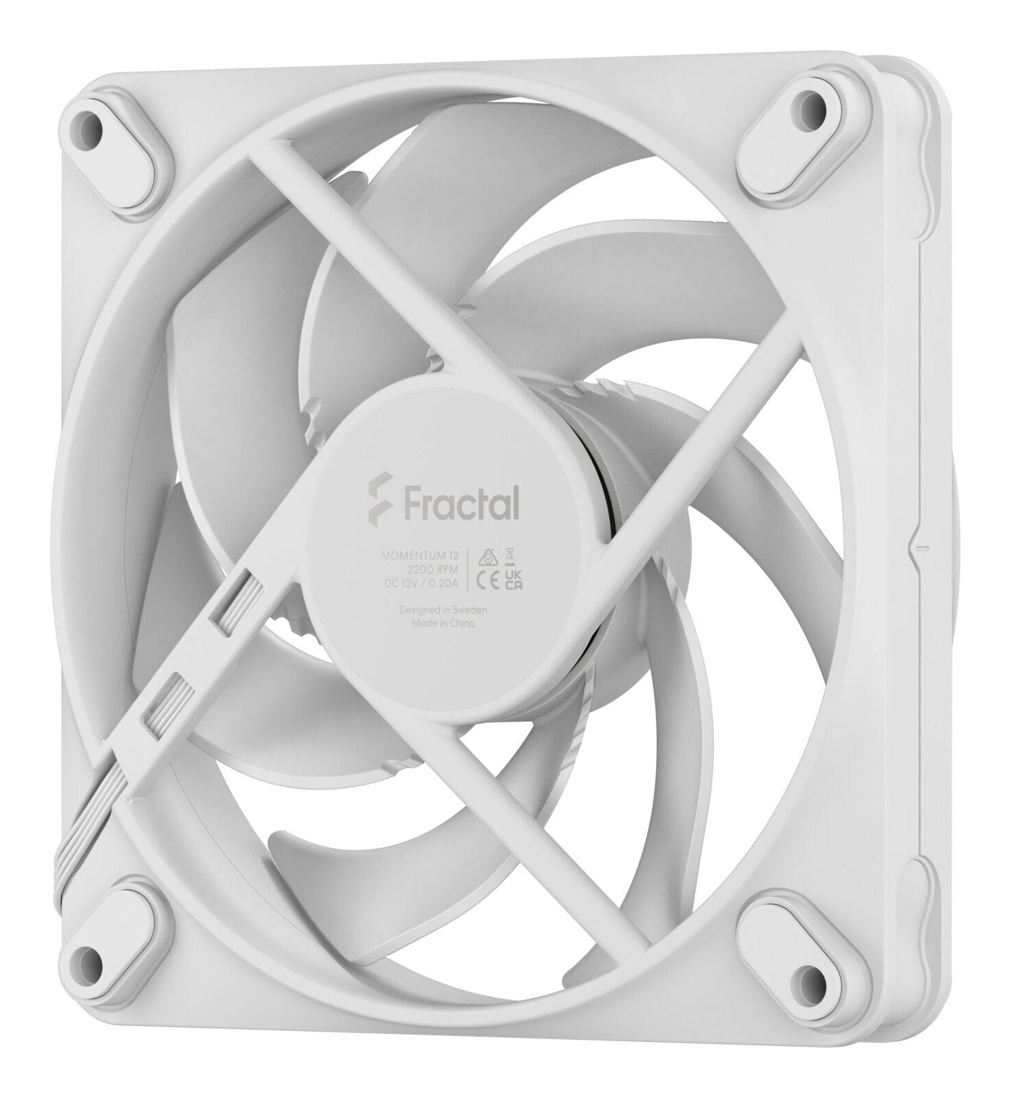 EAN 7340172708858 - Fractal Design Momentum 12 Carcasa del ordenador Ventilador 12 cm Blanco 1 pieza(s) imagen 5