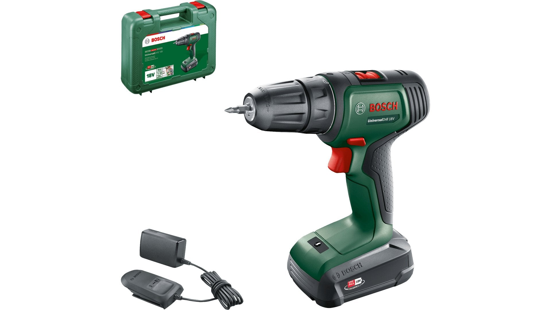 EAN 4053423225143 - Bosch UniversalDrill 18V 1450 RPM Sin llave 1,2 kg Negro, Verde imagen 2