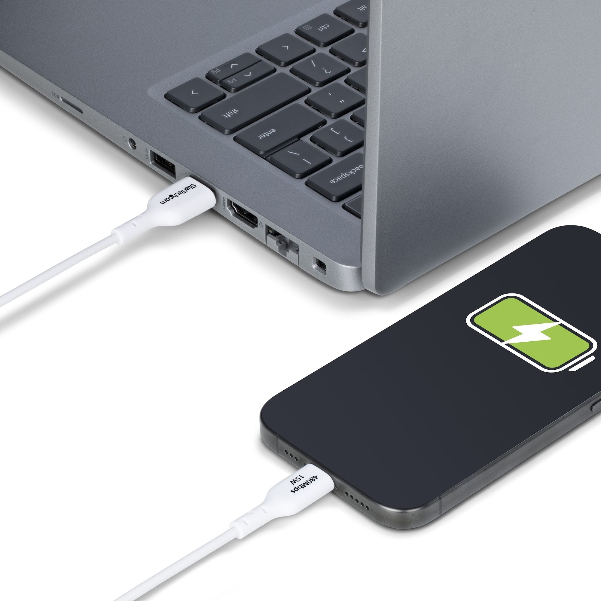 EAN 0065030911856 - StarTech.com USB2AC2MNCWHE cable USB USB A USB C imagen 7