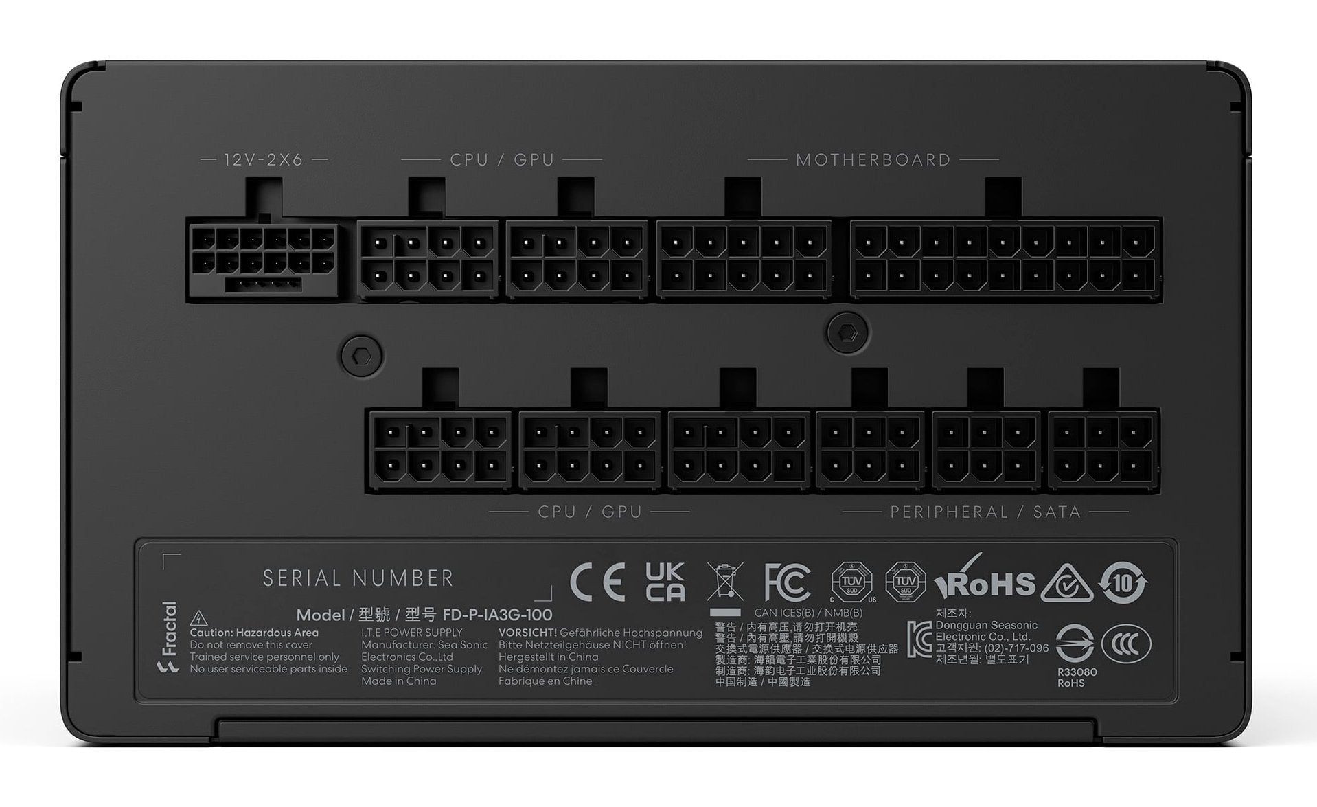 EAN 7340172710271 - Fractal Design Ion 3 Gold 1000W unidad de fuente de alimentación 24-pin ATX ATX Negro imagen 4