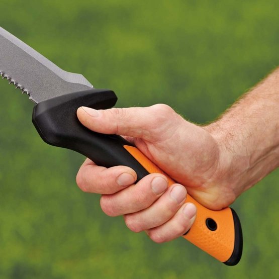 Fiskars 1051233 Sierra Sierra De Arco 23 Cm Negro, Naranja, Plata