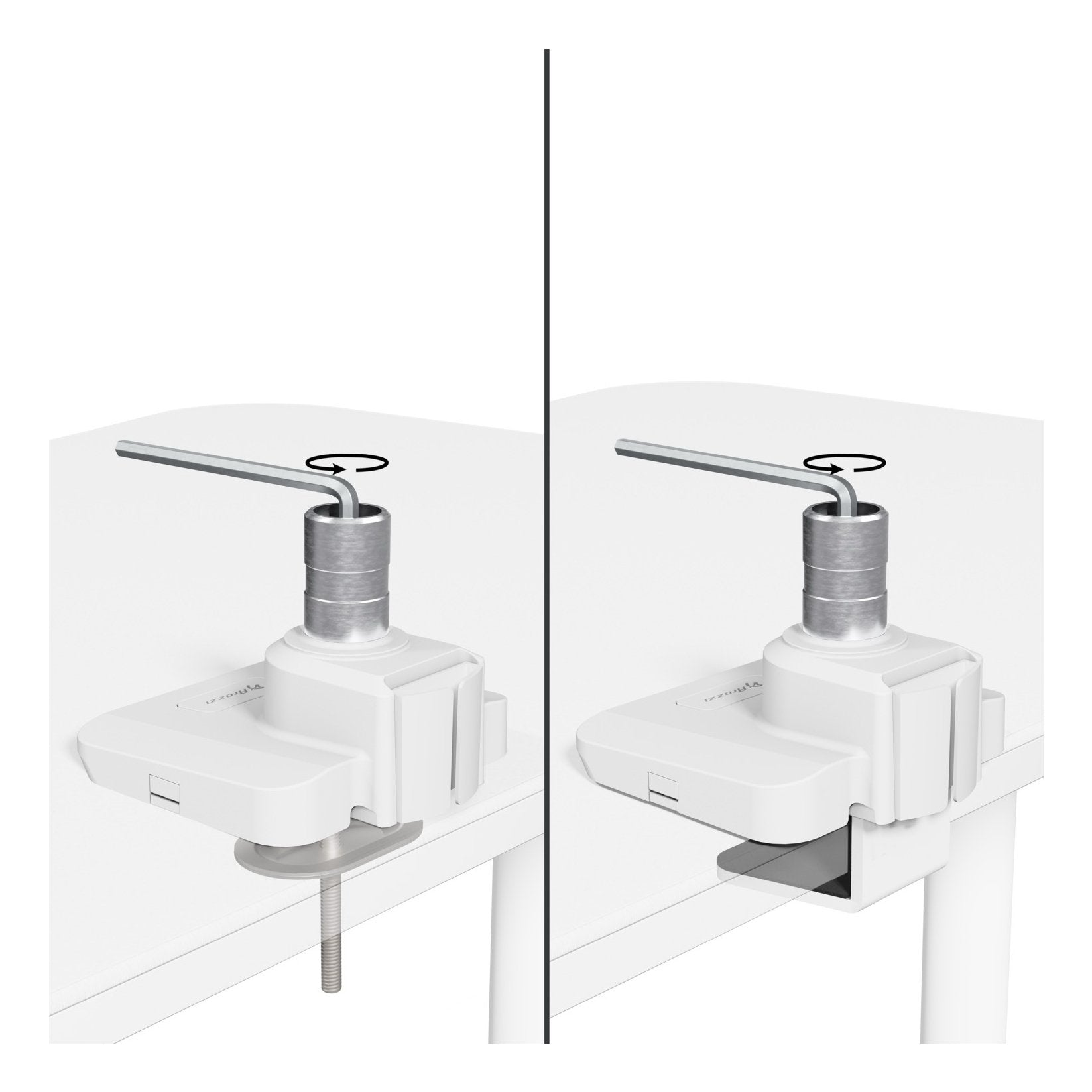 Arozzi Tis Alzare Neo Pro 17"-49" 1tft 3gelenke Max.20kg Wei