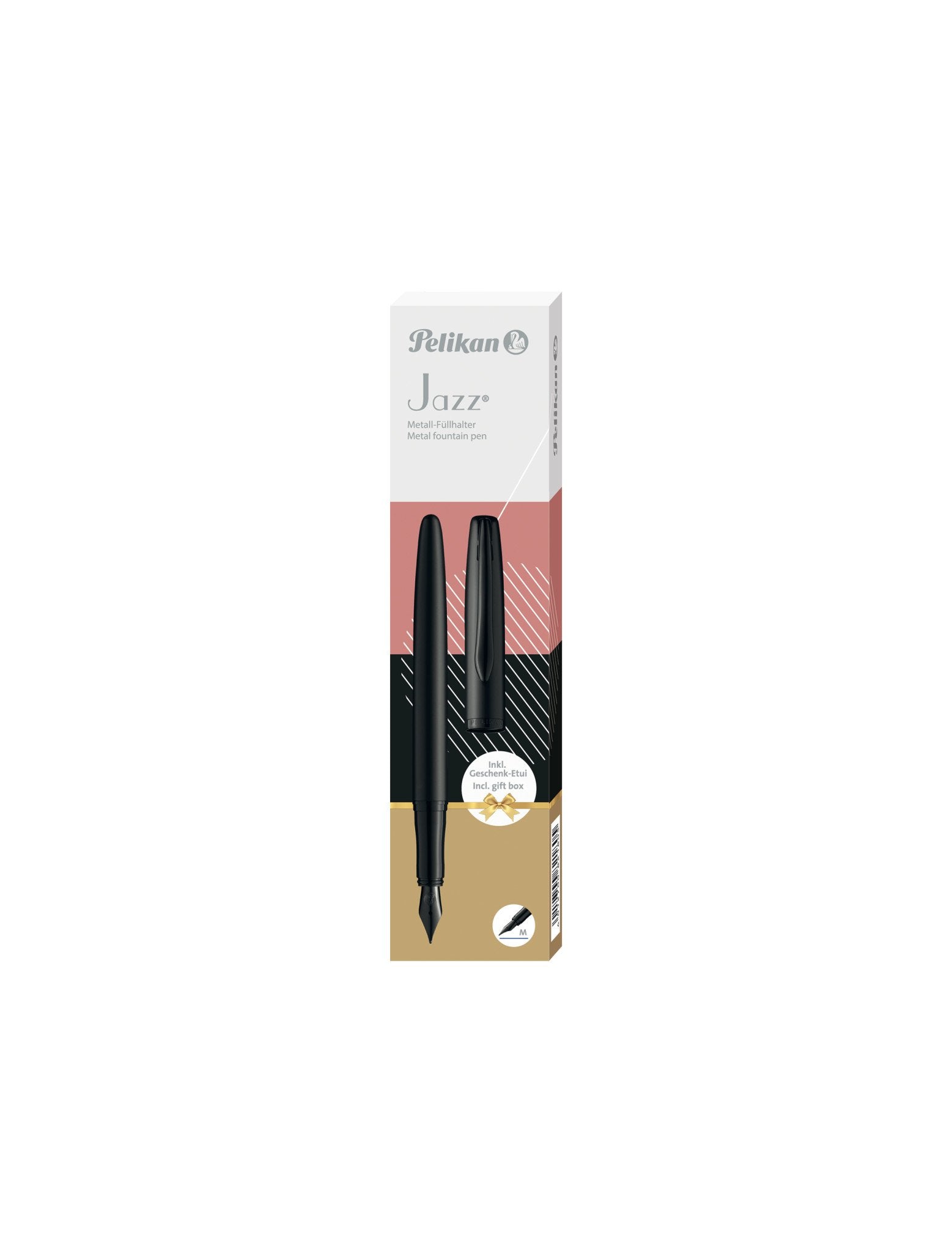 Pelikan Jazz Noble Elegance P36 Pluma Estilográfica Sistema De Carga Por Cartucho Negro 1 Pieza(S)